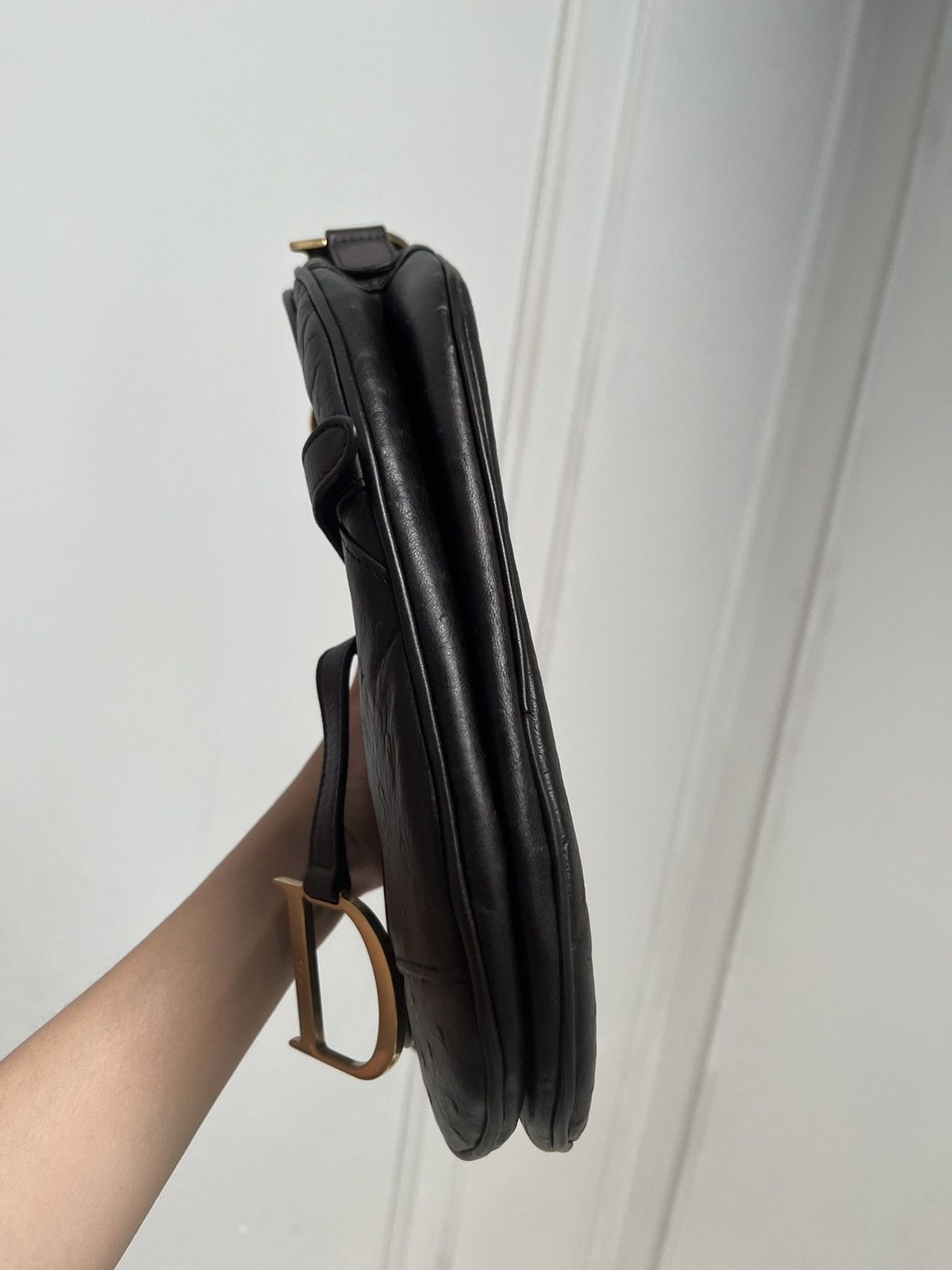 Dior Dior ostrich saddle bag Size ONE SIZE - 5 Thumbnail