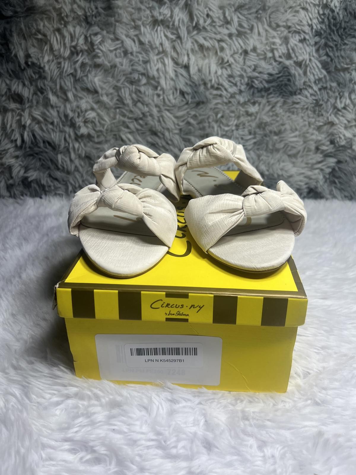 Other Circus by Sam Edelman Marissa Vanilla Bean Knotted Slide M Size US 10 / IT 40 - 5 Thumbnail