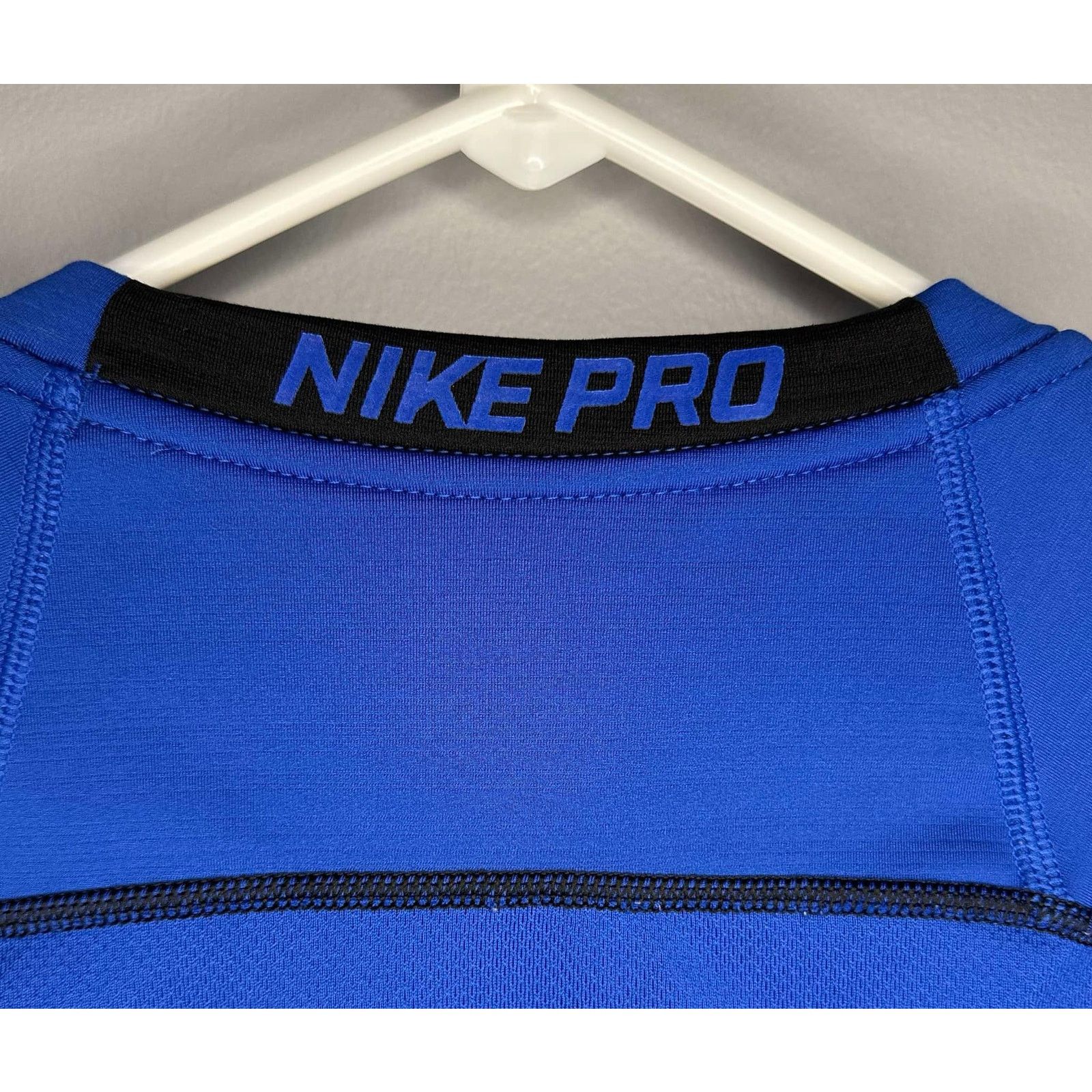 Nike Nike PRO Dri Fit Hyperwarm Fitted Compression Shirt Blue L Size US L / EU 52-54 / 3 - 11 Thumbnail