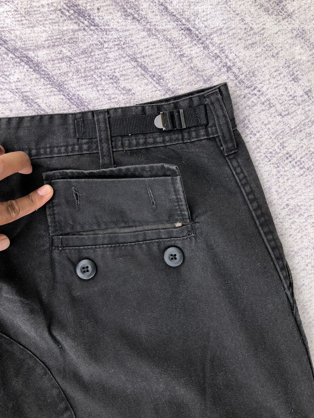 All Blacks W36 Vintage Black Cargo Pants 8 poket Military Pants Size US 36 / EU 52 - 12 Thumbnail