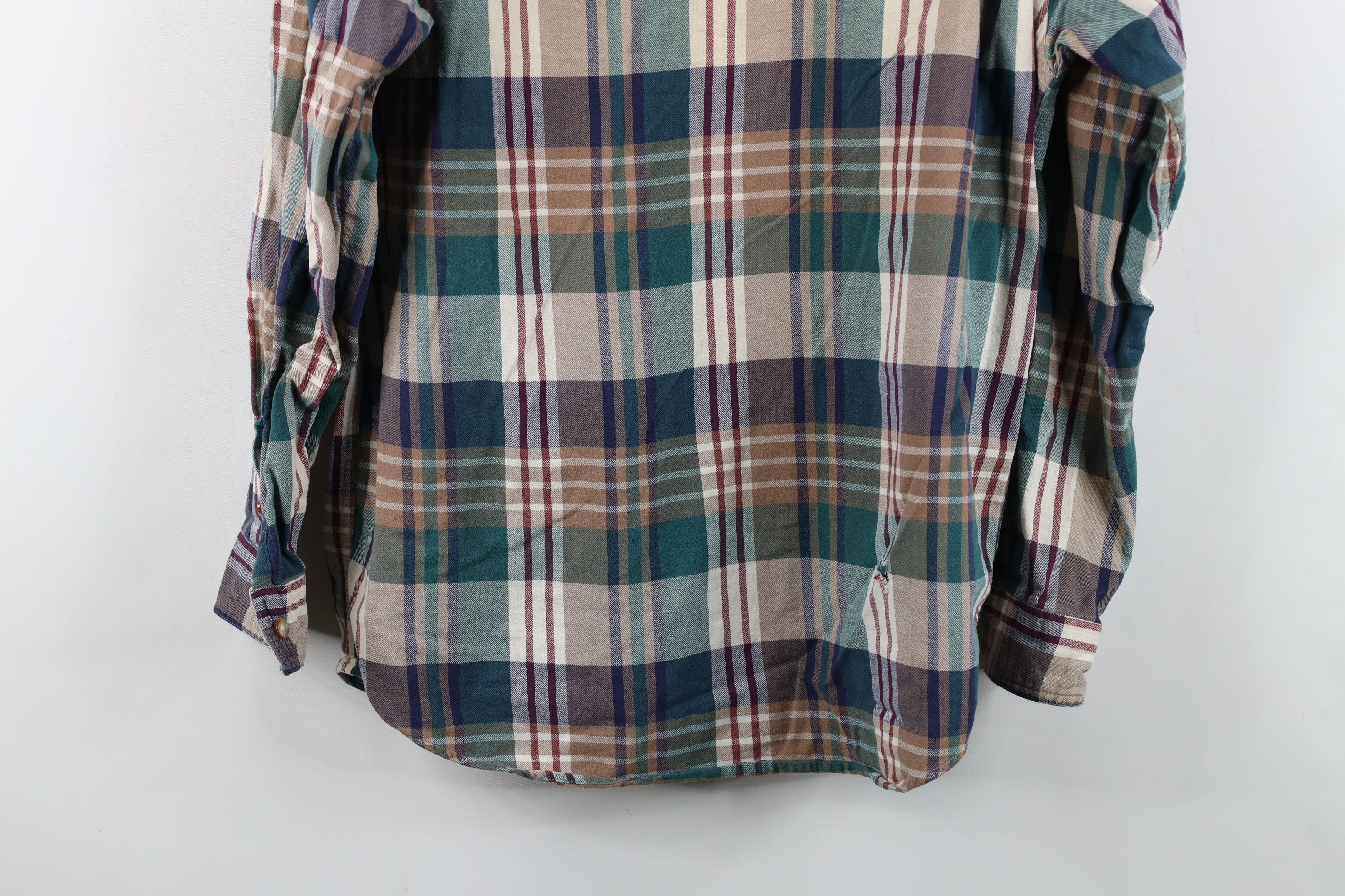 Eddie Bauer Vintage 90s Eddie Bauer Bainbridge Flannel Button Shirt Size US M / EU 48-50 / 2 - 14 Thumbnail