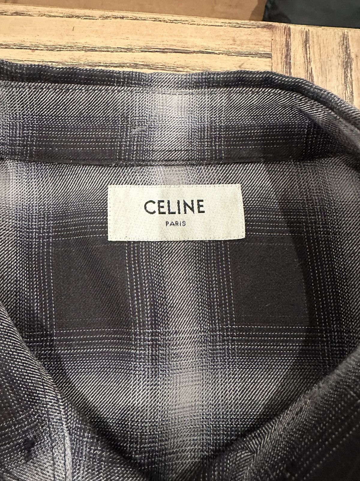 Celine Oversized Celine Checkered Flannel Size US XL / EU 56 / 4 - 6 Thumbnail
