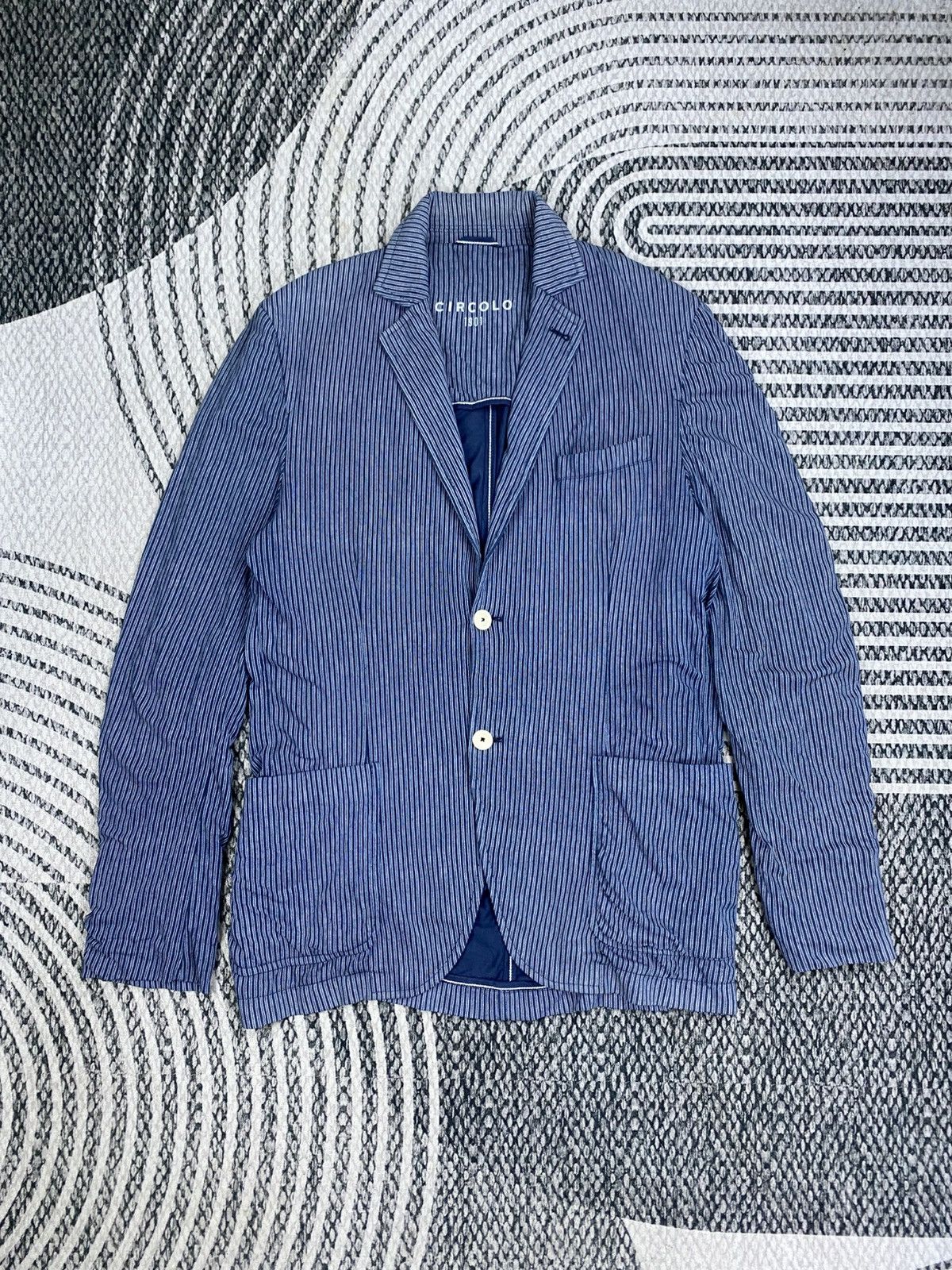 Circolo 1901 Vintage Circolo 1901 Tailored Stripes Blazer Size US M / EU 48-50 / 2 - 1 Thumbnail