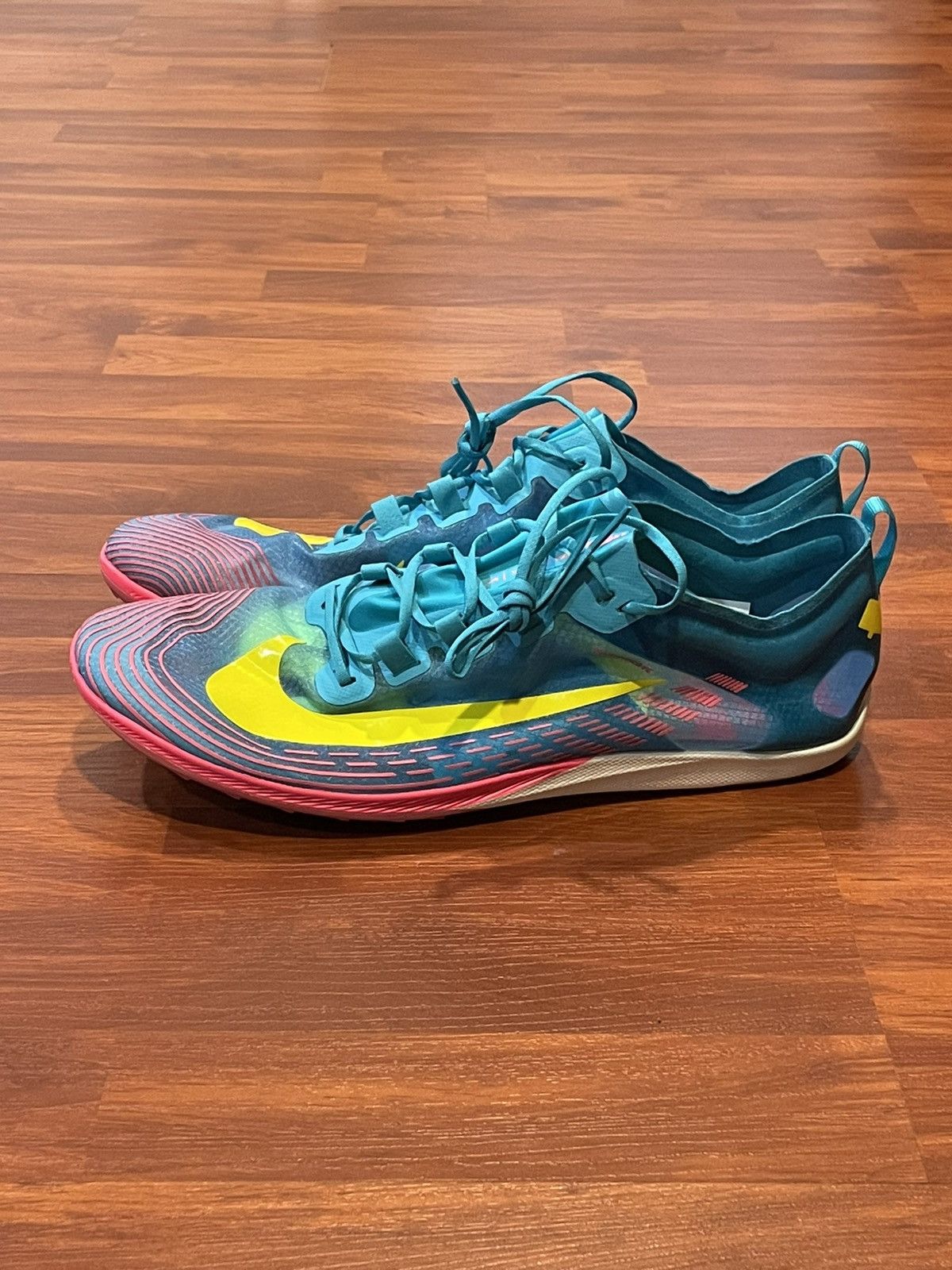 Nike Nike Zoom Victory 5 XC ‘Lakeside Opti Yellow’ (size mens 13) Size US 13 / EU 46 - 2 Thumbnail