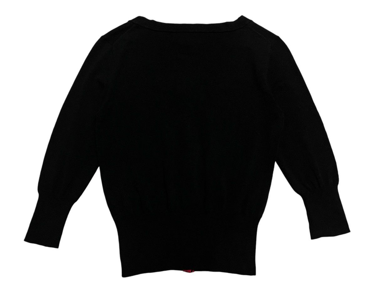 Vivienne Westwood Cropped Top Cardigan Knitted Short Sleeve Size XS / US 0-2 / IT 36-38 - 7 Thumbnail