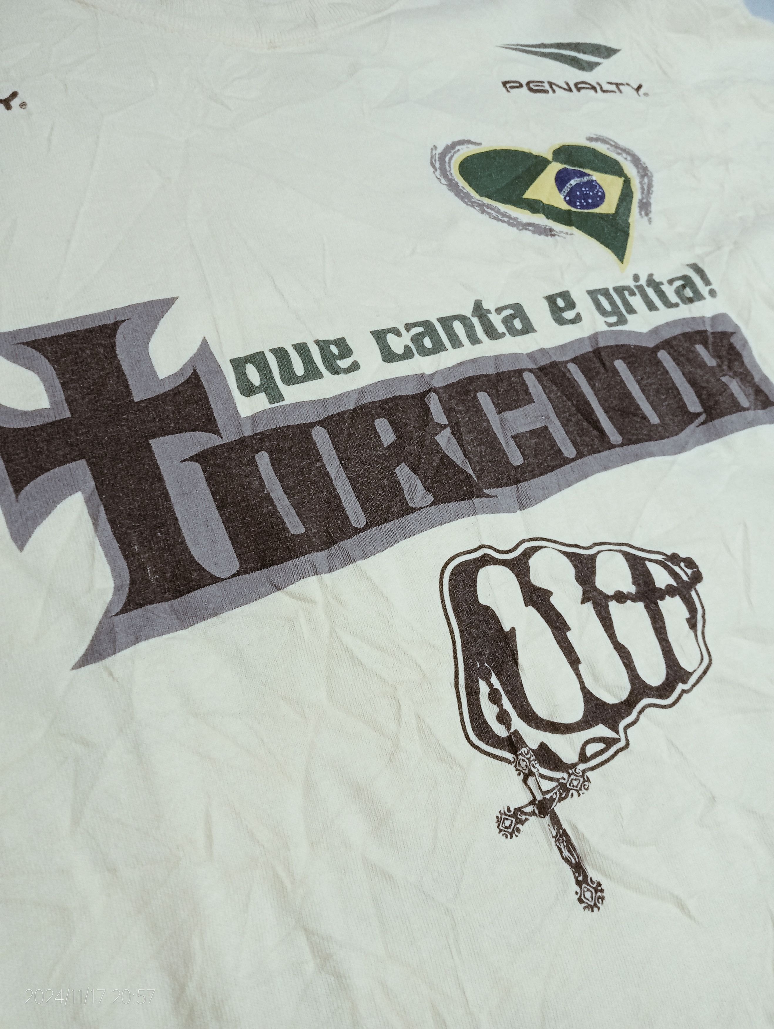 Penalty Vintage Penalty Brazil Tee Very Rare Size US M / EU 48-50 / 2 - 8 Thumbnail