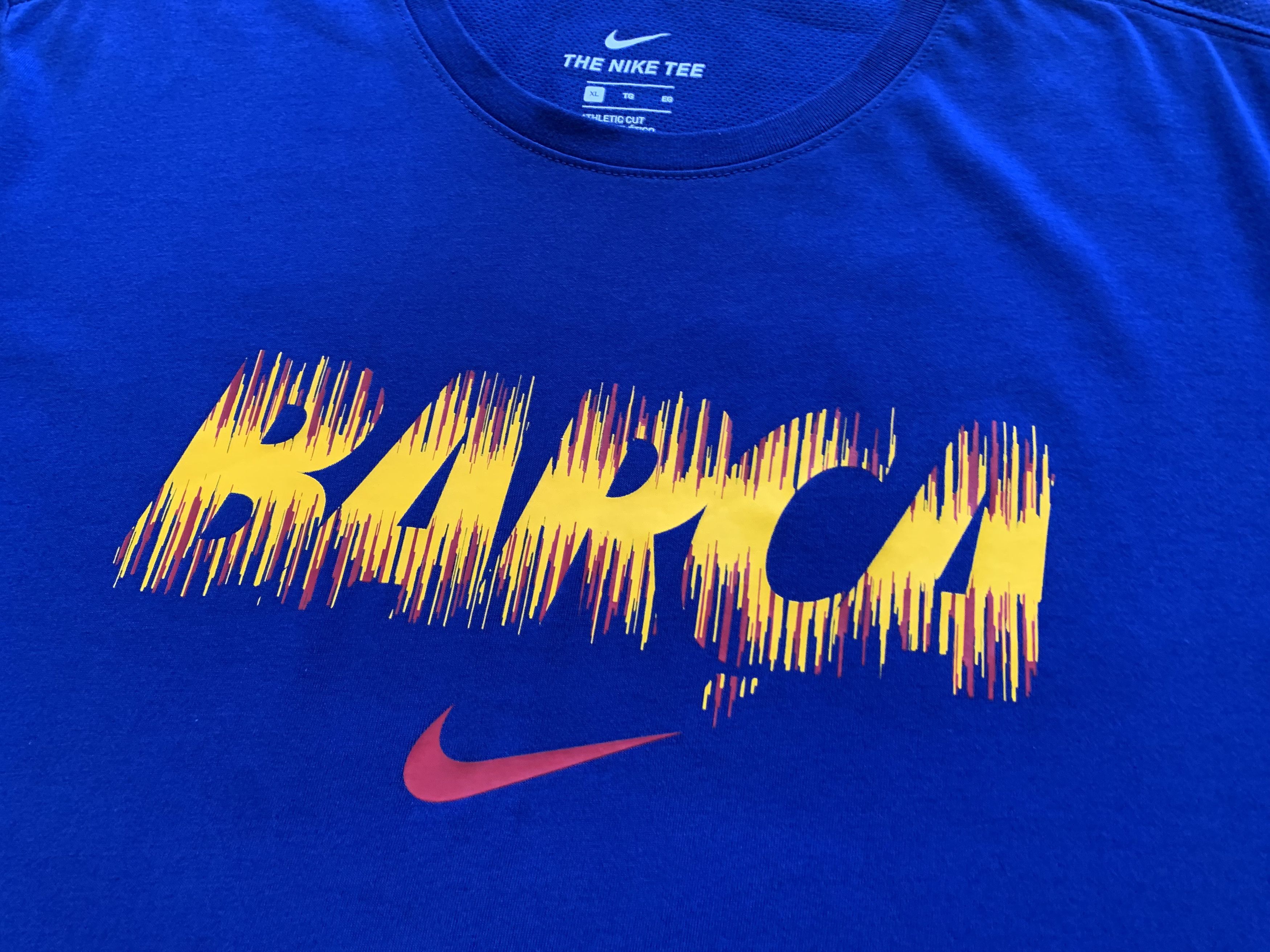 Nike × Vintage The Nike Tee Barca FC Barcelona 2018 T Shirt Size US XL / EU 56 / 4 - 7 Thumbnail