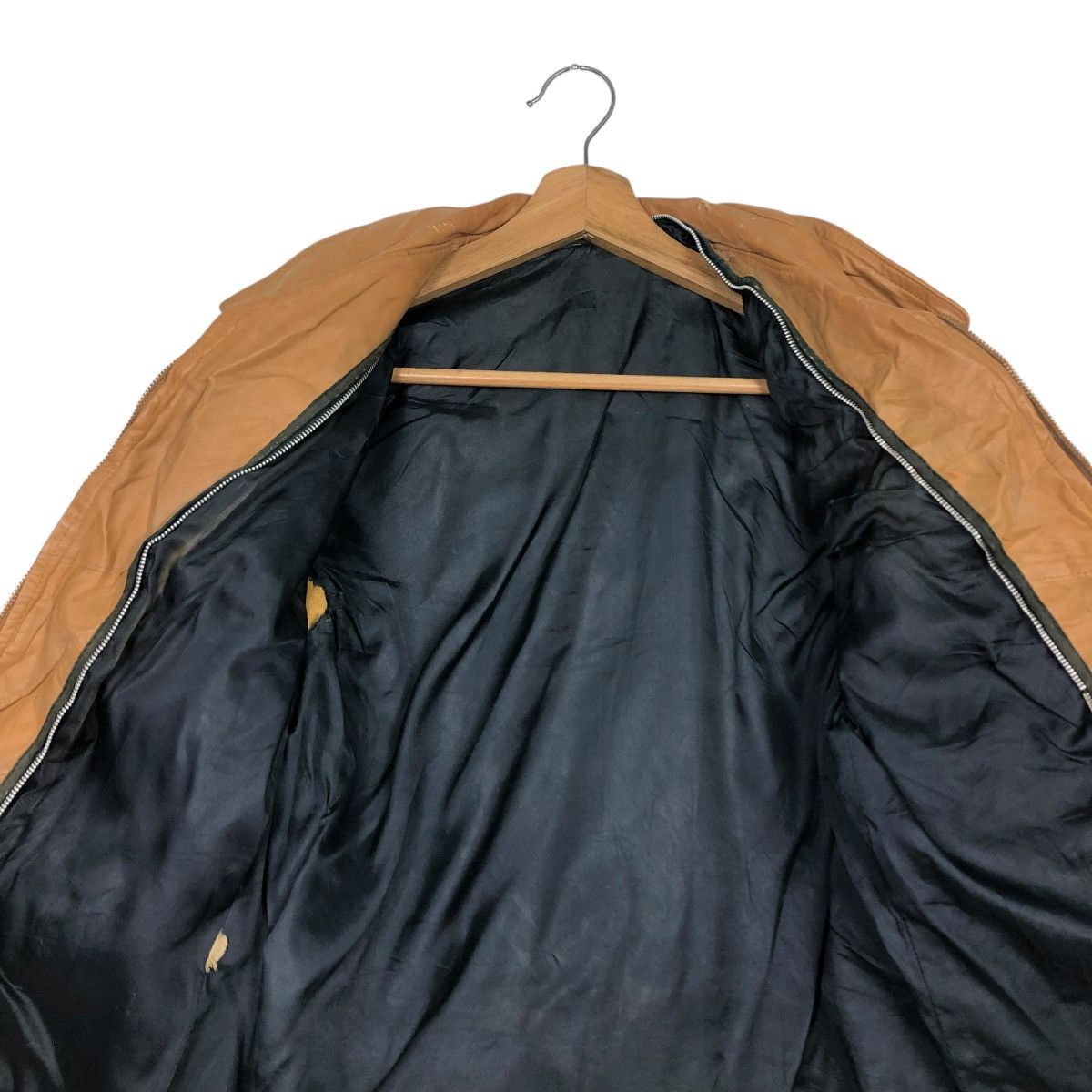 Japanese Brand 🔥CROPPED BIKER LEATHER JACKET UNBRANDED ISSEY MIYAKE Size US M / EU 48-50 / 2 - 16 Thumbnail