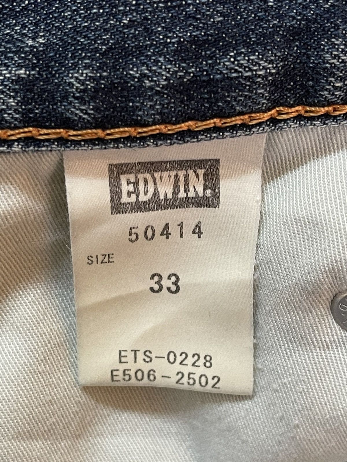 Edwin Vintage Y2K Edwin 504 Faded Wash Distress Wide Leg Relaxed Size US 34 / EU 50 - 10 Thumbnail