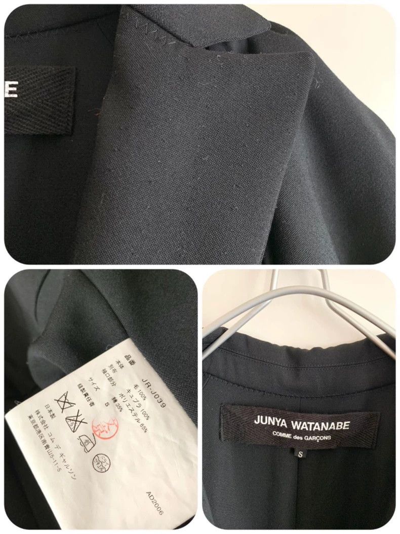 Comme des Garcons Comme Des Garcons Black Retro Waistcoat Top Size S / US 4 / IT 40 - 6 Thumbnail