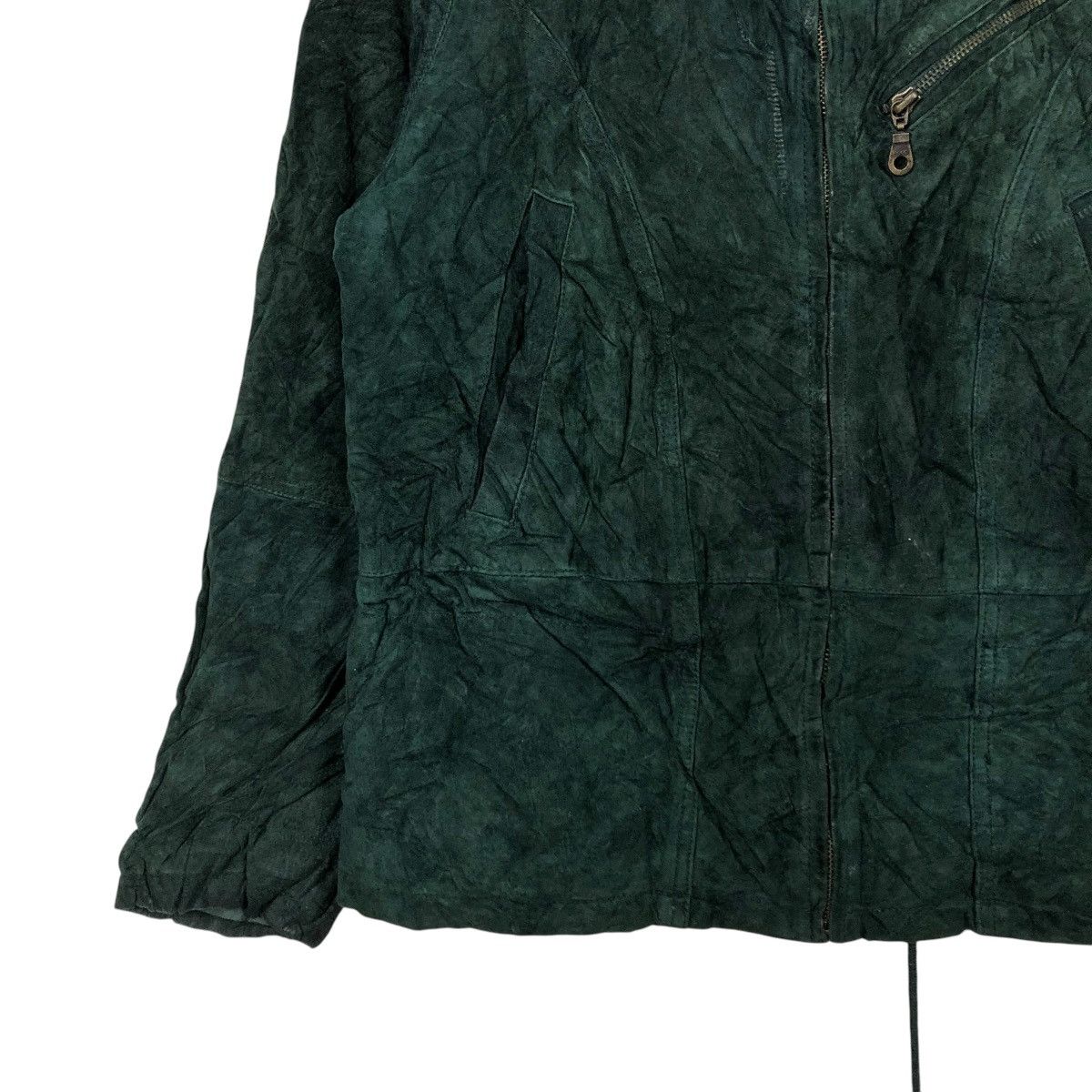 Japanese Brand 🔥VINTAGE CHORE LEATHER JACKET OUT BROOK ISSEY MIYAKE Size US S / EU 44-46 / 1 - 4 Thumbnail