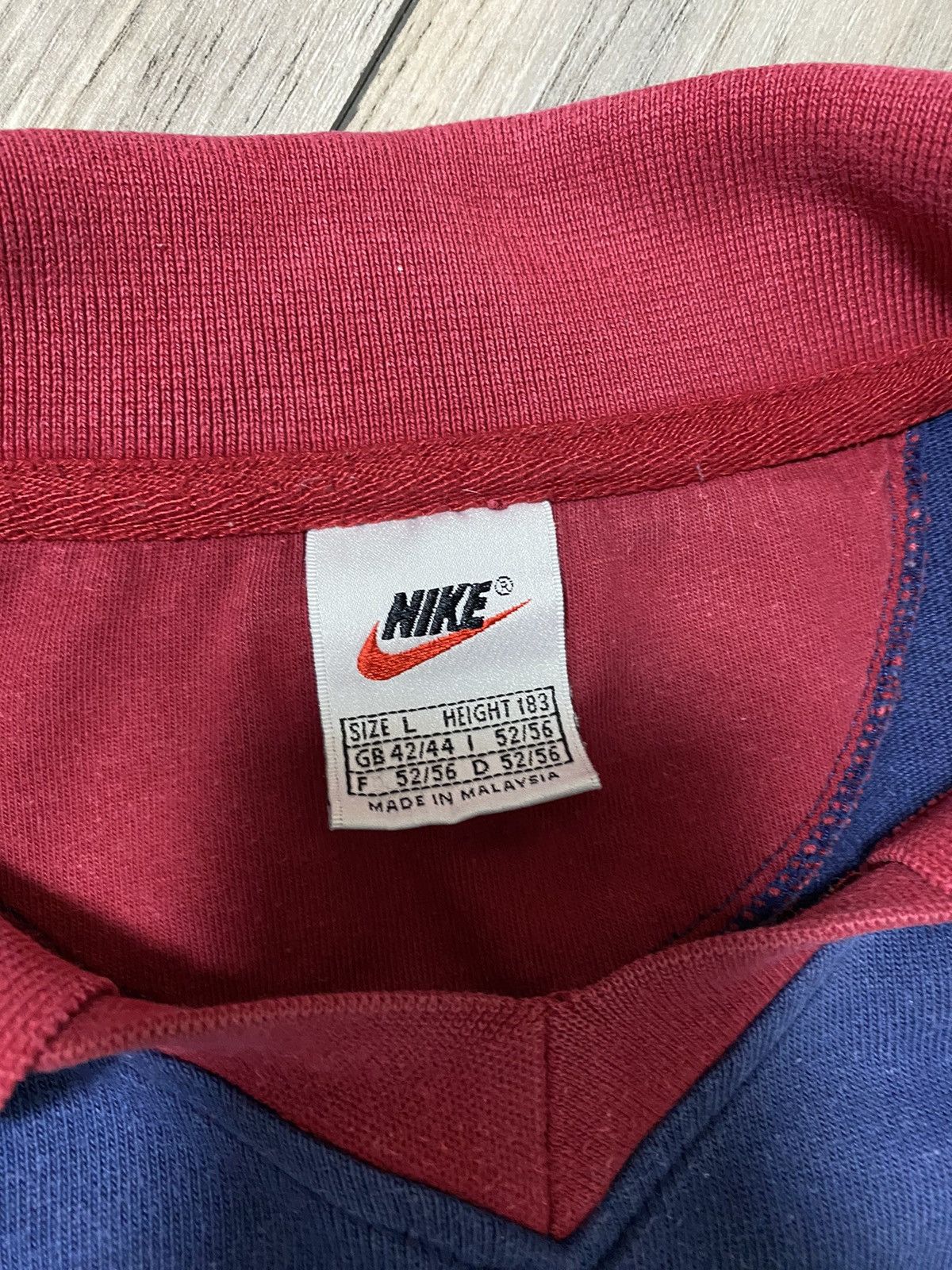 Nike × Vintage Vintage Nike Centre Swoosh Long Sleeve Sweatshirt Size L Size US L / EU 52-54 / 3 - 7 Thumbnail