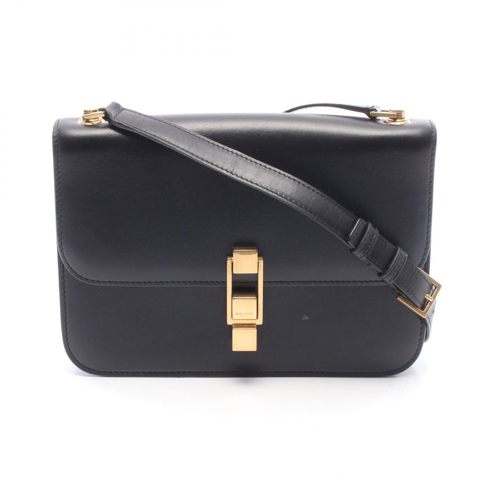 Yves Saint Laurent Yves Saint Laurent Saint Laurent Paris Carre Satchel Leather Shoulder Bag Leather Shoulder Bag 633214 DUTY FREE for USA Size ONE SIZE - 1 Thumbnail