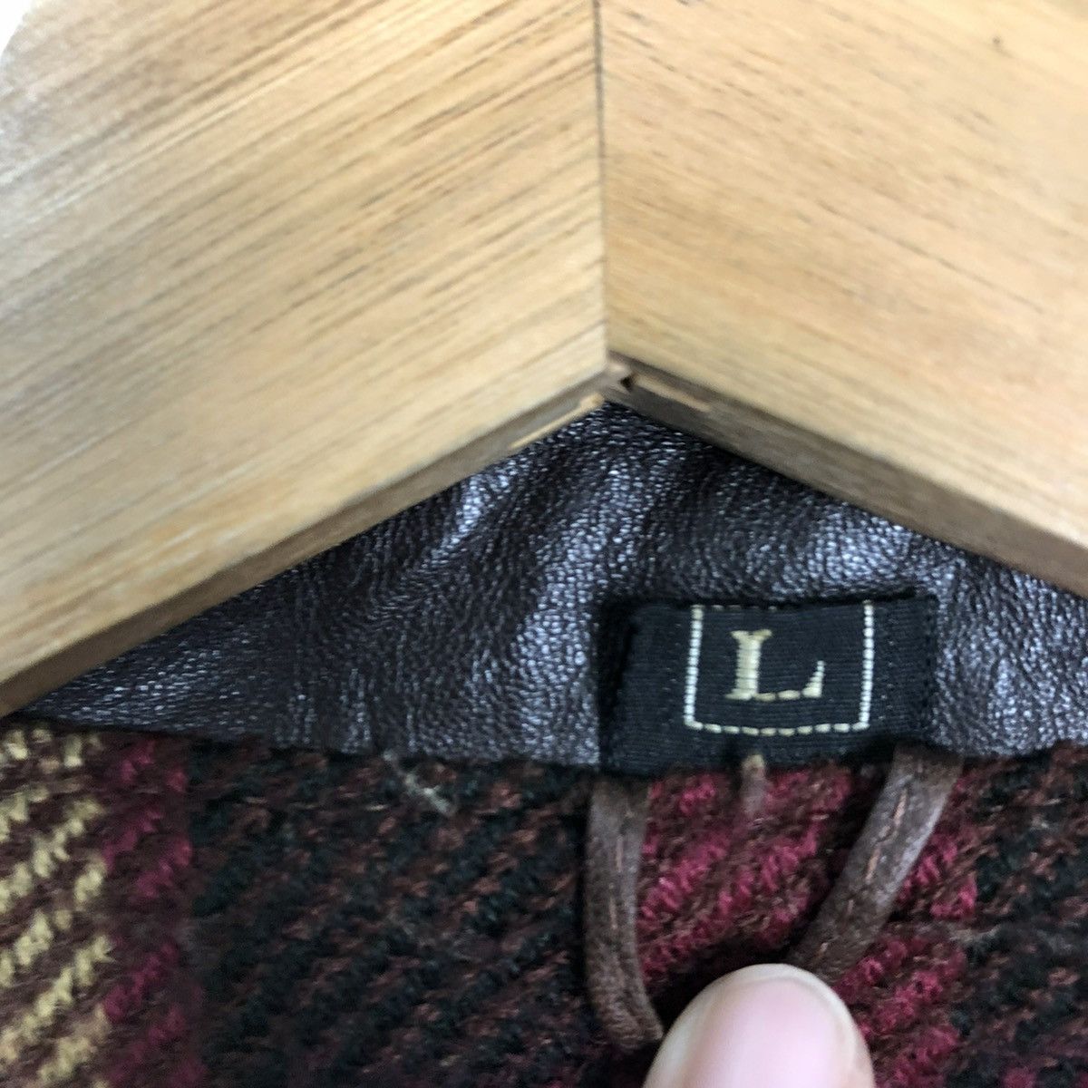Japanese Brand 🔥VINTAGE LEATHER JACKET JAPAN BLANKET ISSEY MIYAKE Size US L / EU 52-54 / 3 - 13 Thumbnail