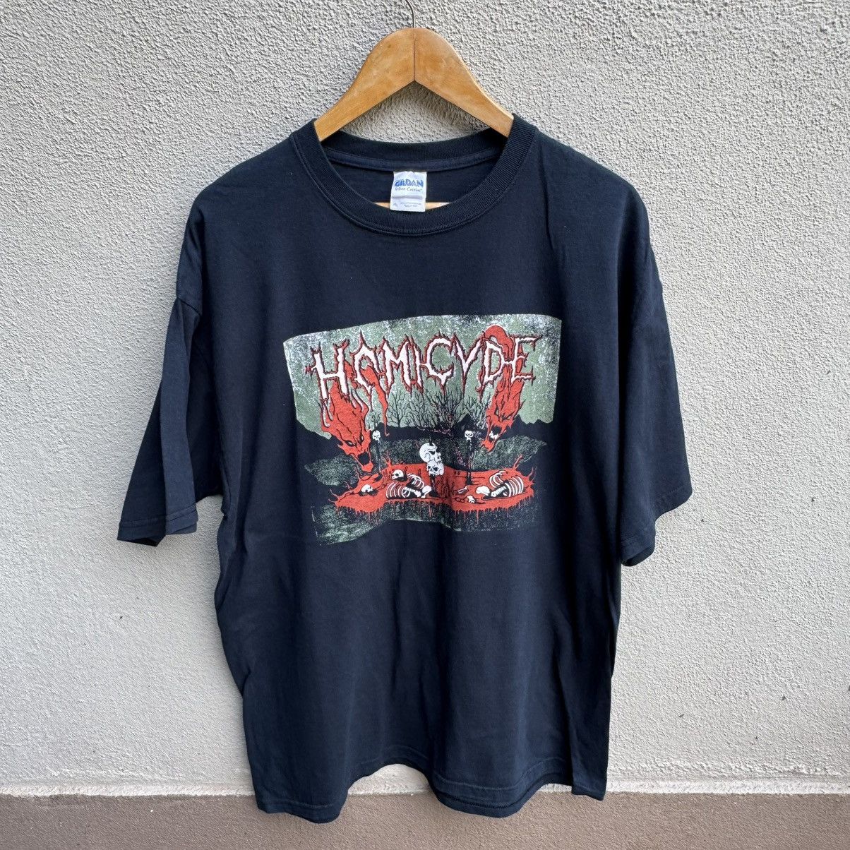 Band Tees Vintage HOMICYDE band tee death metal Size US XL / EU 56 / 4 - 1 Thumbnail