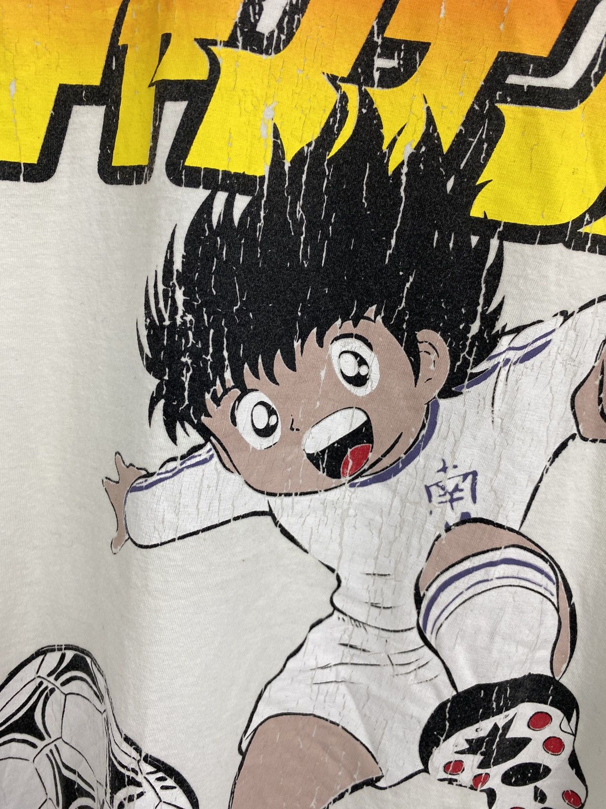 Japanese Brand Y2K Captain Tsubasa Mercy Vintage Design Graphic T-Shirt Size US M / EU 48-50 / 2 - 6 Thumbnail