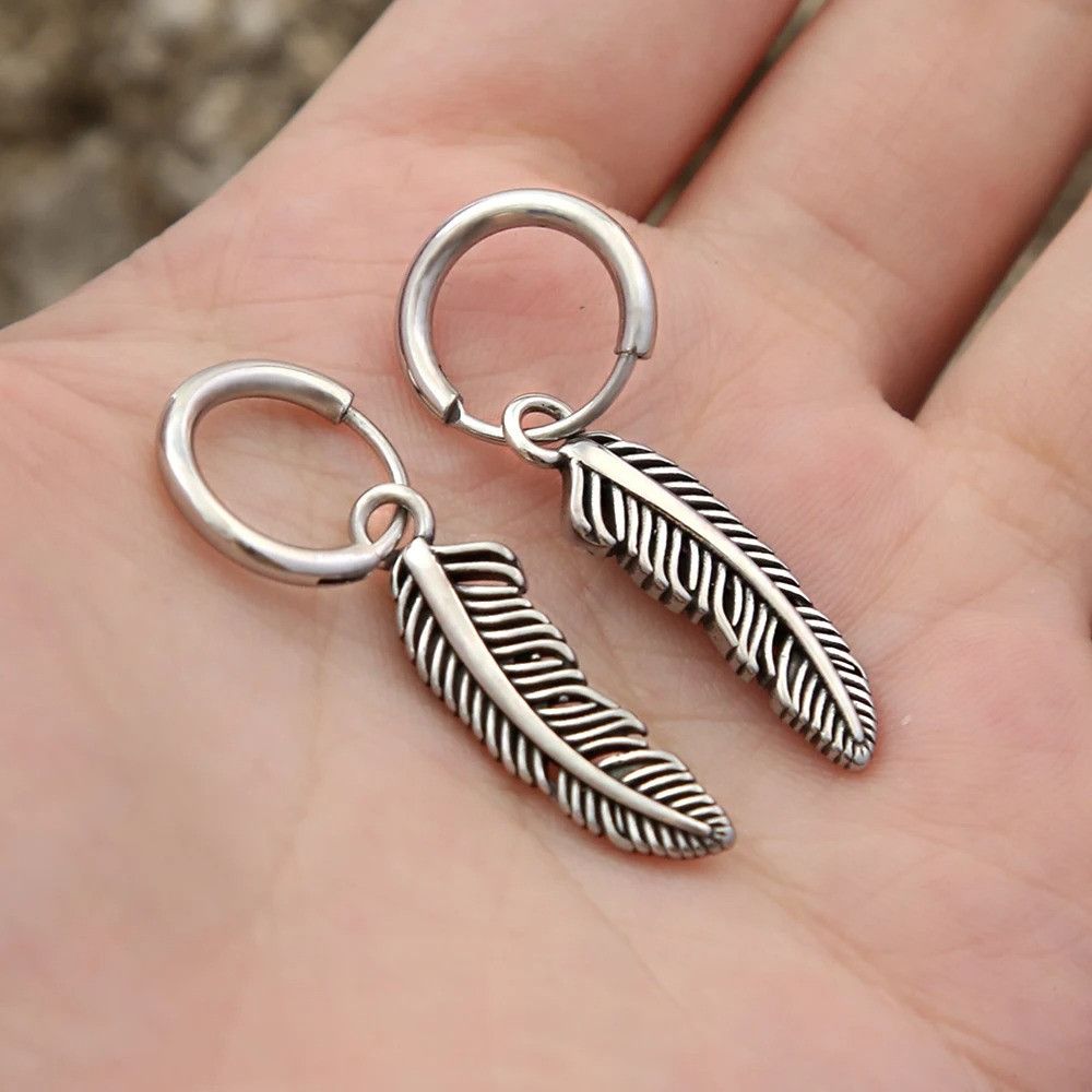 Japanese Brand × Vintage Creative Feather Earrings Size ONE SIZE - 5 Thumbnail