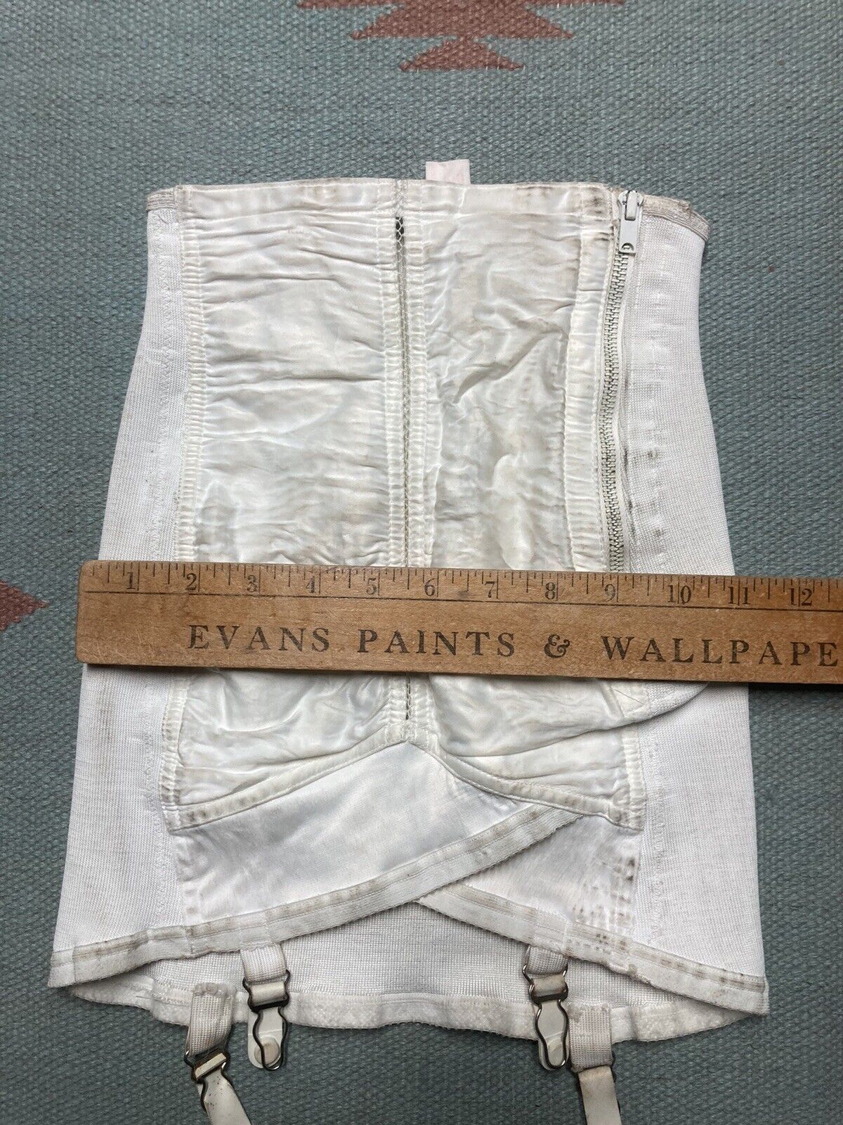 Vintage 50s Lewella Garter Belt Under Garment Lingerie Girdle glide Size ONE SIZE - 9 Thumbnail