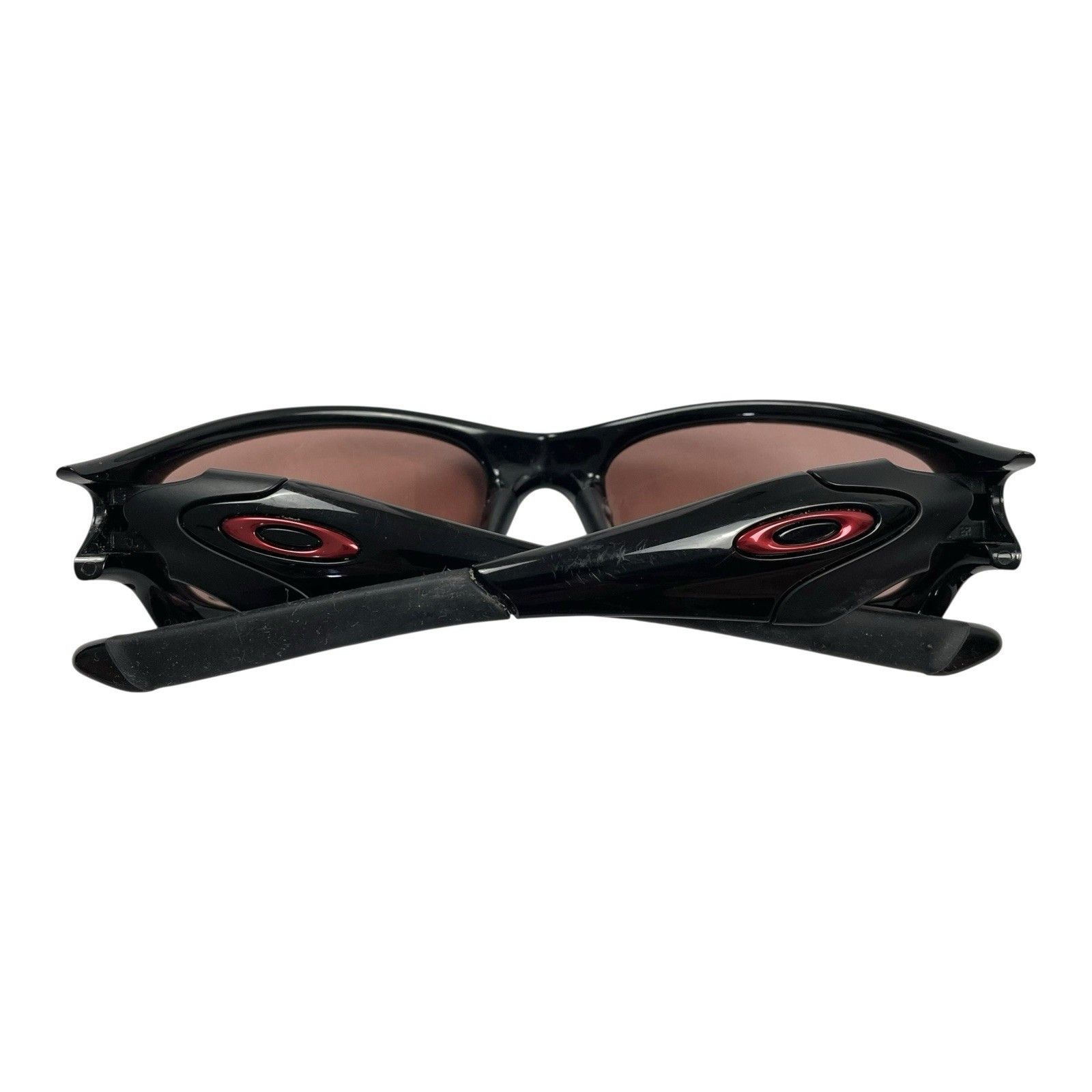 Vintage Oakley Straight Jacket Sunglasses Black Red