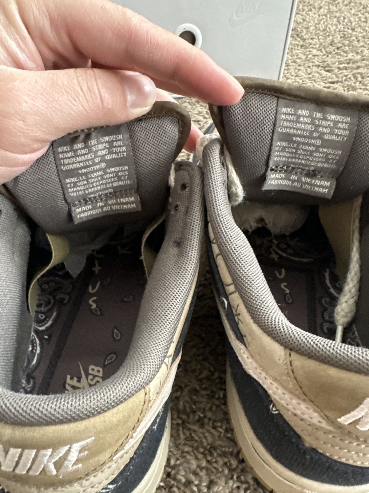 Nike × Travis Scott Travis Scott Nike sb dunk low Size US 10.5 / EU 43-44 - 11 Thumbnail