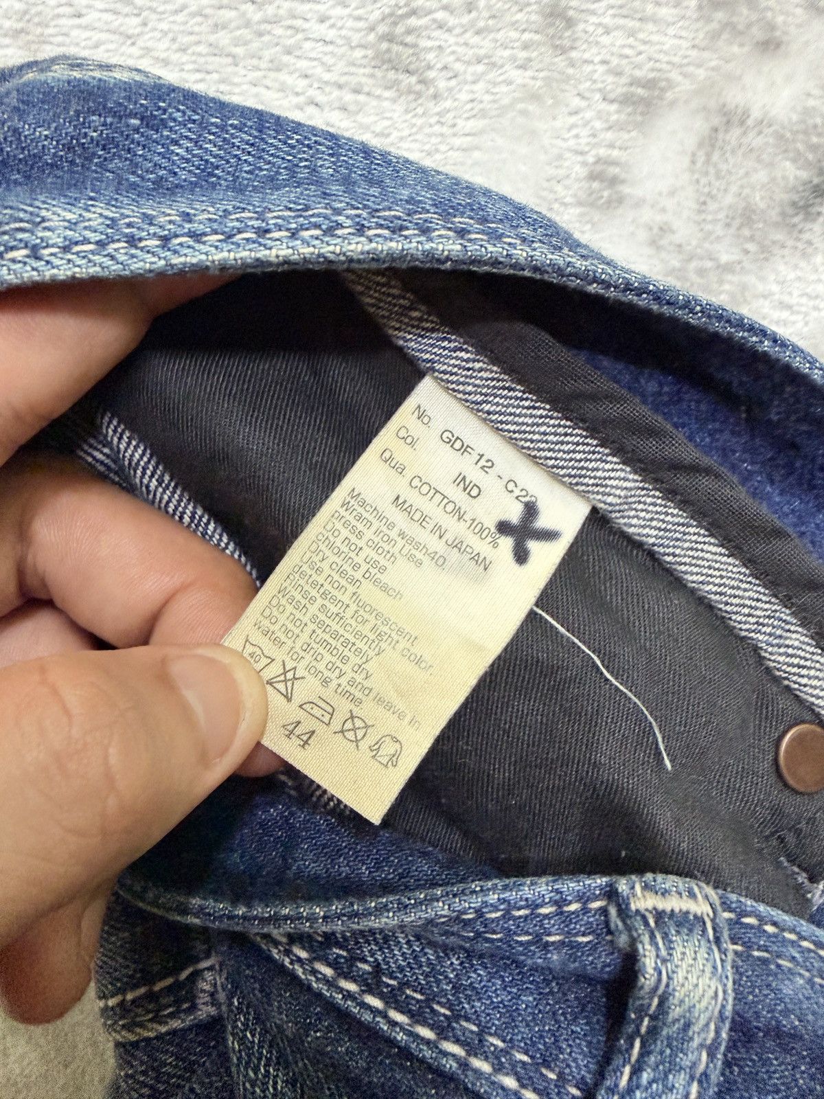 GOSTAR DE FUGA Vintage Gostar de Fuga Selvedge Claw Mark Whiskered Denim Size US 30 / EU 46 - 15 Thumbnail