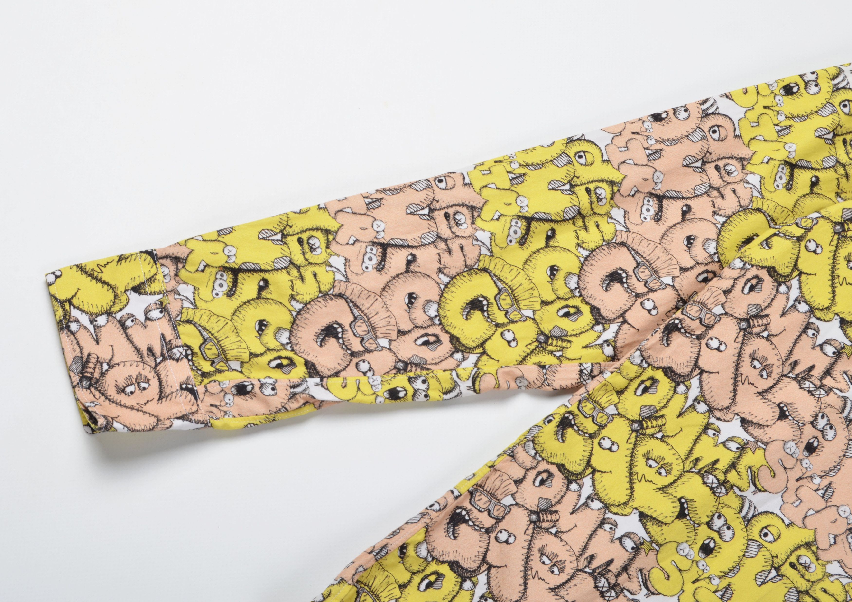 Comme des Garcons SHIRT × Kaws Comme des Garcons x Kaws Allover Print Long Sleeve Shirt Size US M / EU 48-50 / 2 - 3 Thumbnail