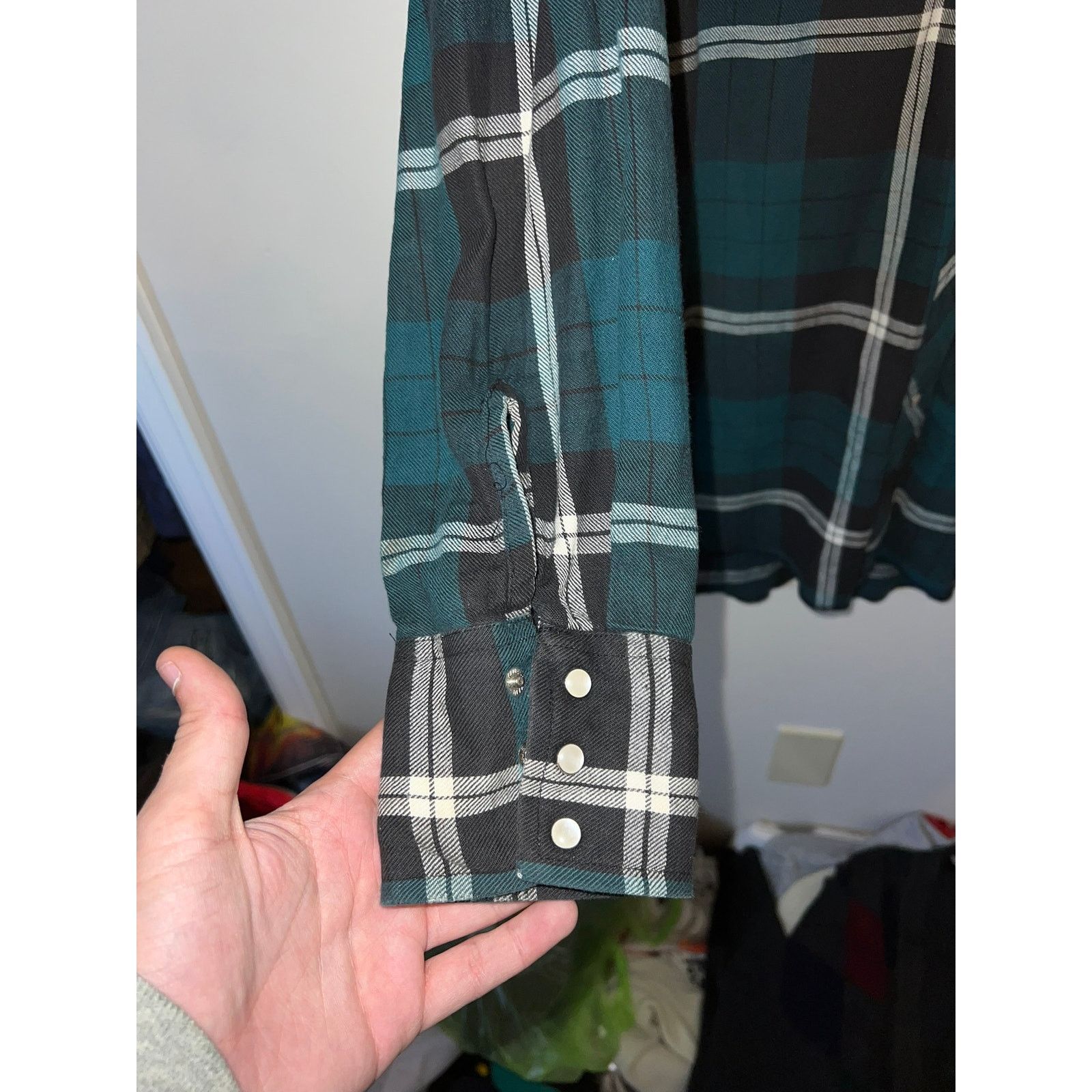 Wrangler Vintage Wrangler Pearl Snap Western Button Up Shirt VTG M Size US M / EU 48-50 / 2 - 6 Thumbnail
