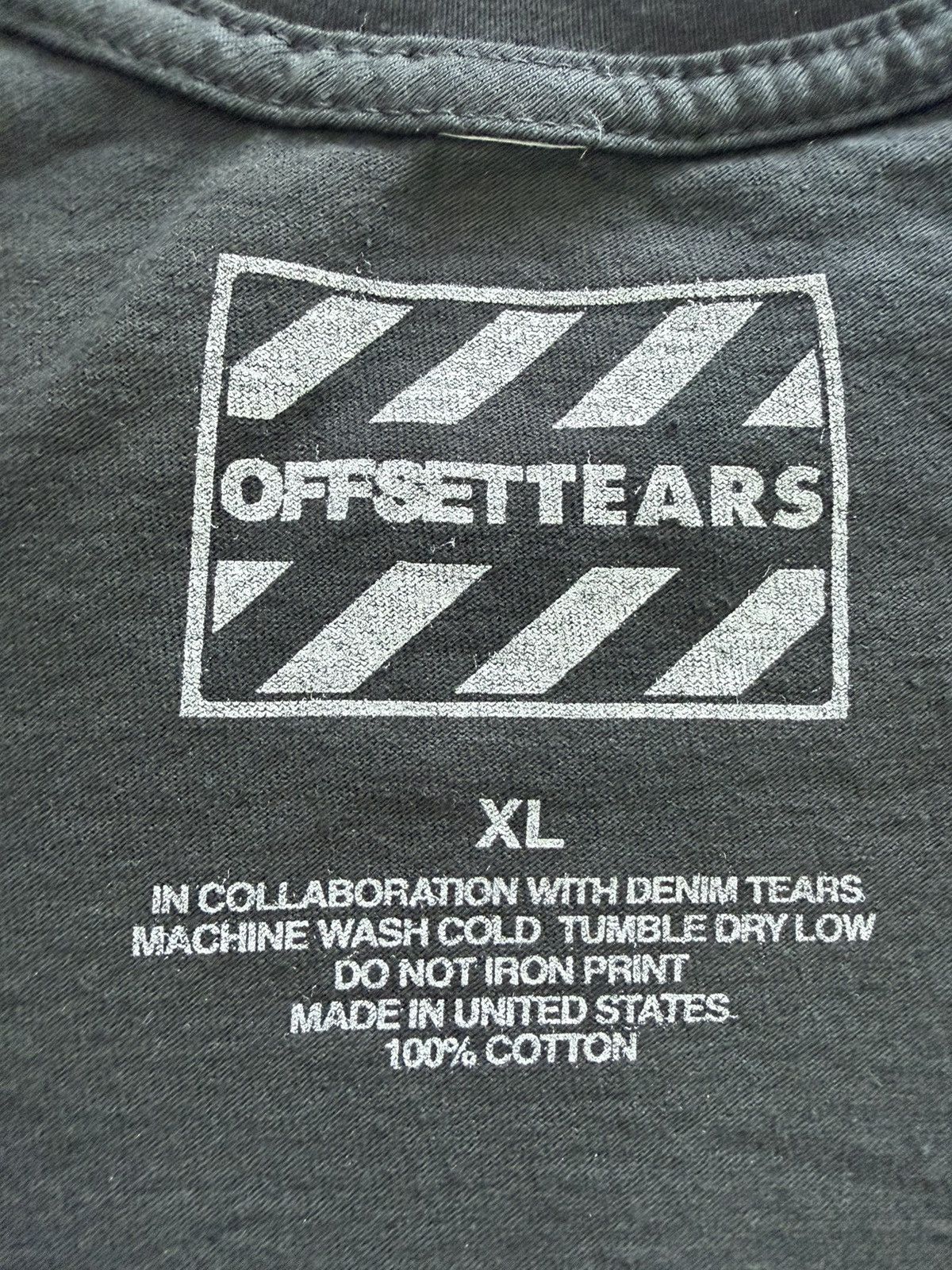 DENIM TEARS NEW Denim Tears x Offset Black Tee XL Size US XL / EU 56 / 4 - 6 Thumbnail