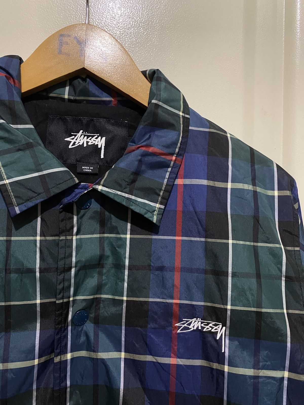 Stussy Stussy Plaid Coach Jacket Size US S / EU 44-46 / 1 - 3 Thumbnail