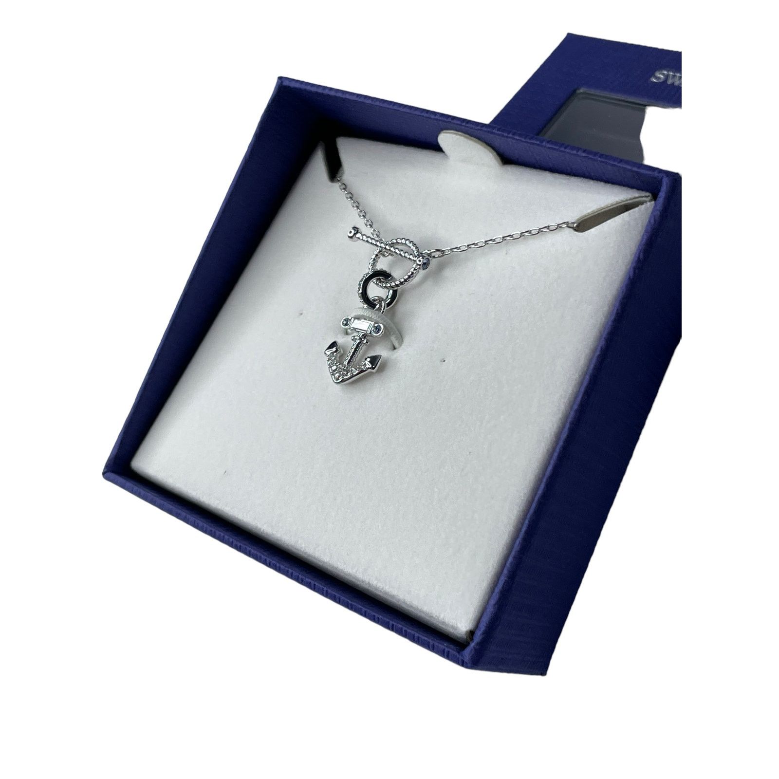 Swarovski Swarovski Travel Exclusive Anchor Rhodium Plated Necklace Size ONE SIZE - 3 Thumbnail