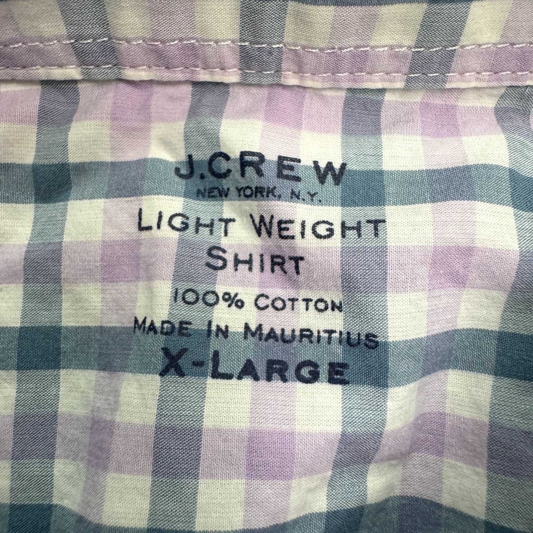 J.Crew J.CREW Lightweight Button-Up Shirt Mens XL Multicolor Plaid Cotton Casual Preppy Size US XL / EU 56 / 4 - 6 Thumbnail