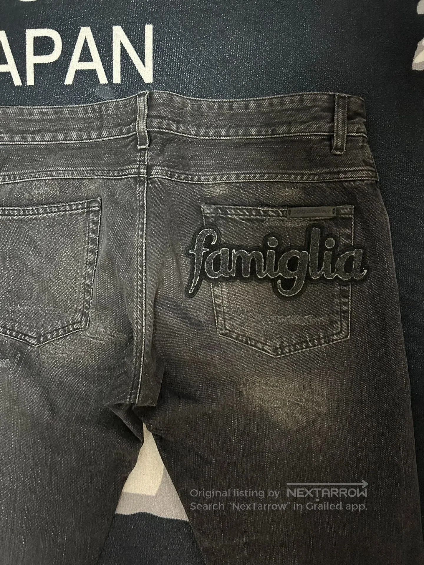 Dolce & Gabbana Distressed Gray Jeans.
