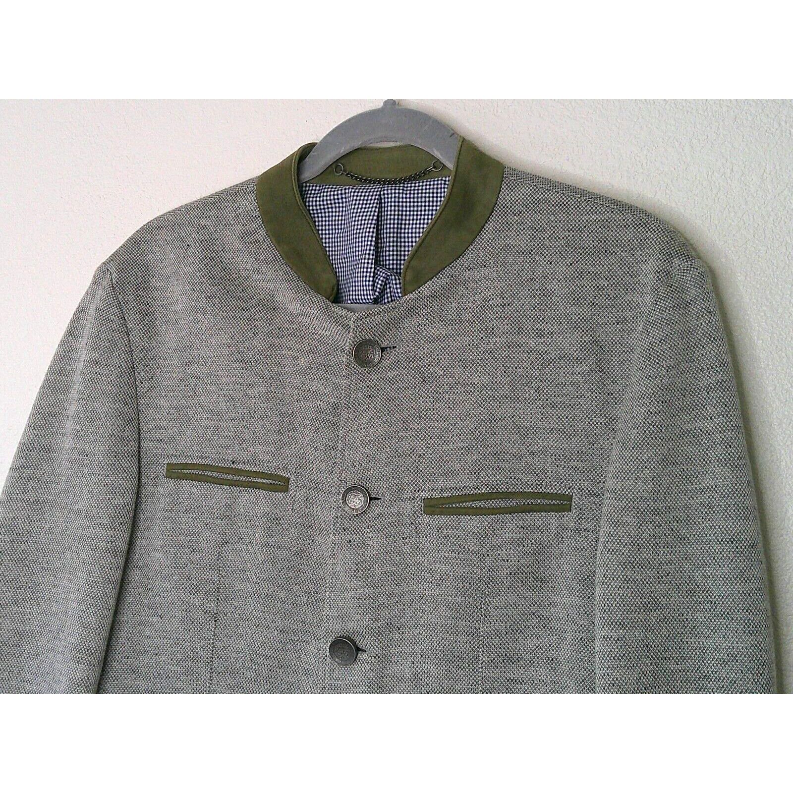Other Windsor Blue Tweed Sage Green Suede Trim Jacket 46 Size US S / EU 44-46 / 1 - 3 Thumbnail