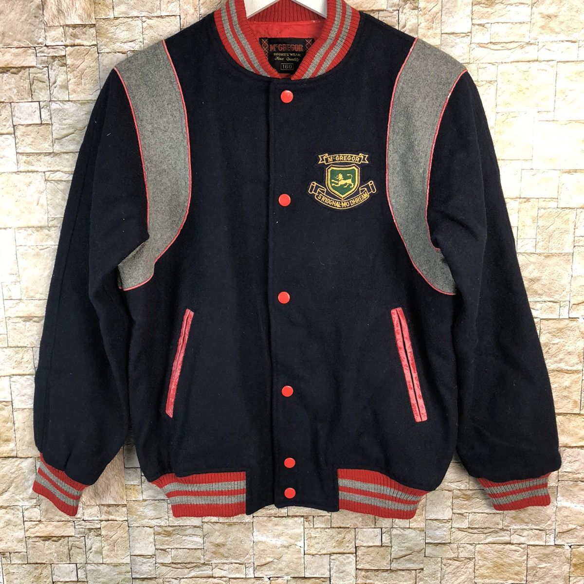 McGregor × Vintage Mc Gregor Dark Blue Bombers Jacket #A880 Size US S / EU 44-46 / 1 - 3 Thumbnail