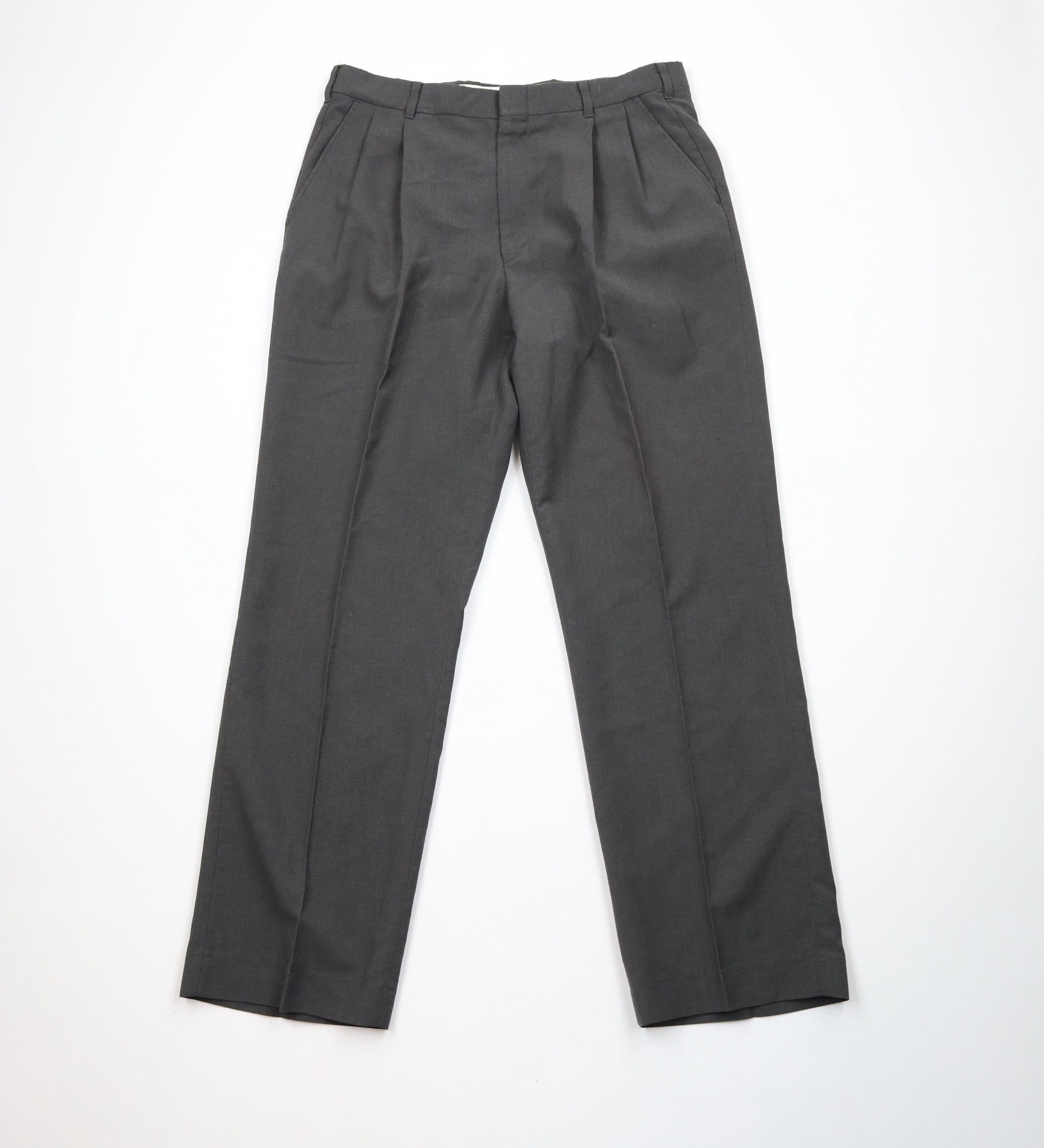 Vintage 90s Streetwear Wool Blend Wide Leg Chino Pants USA