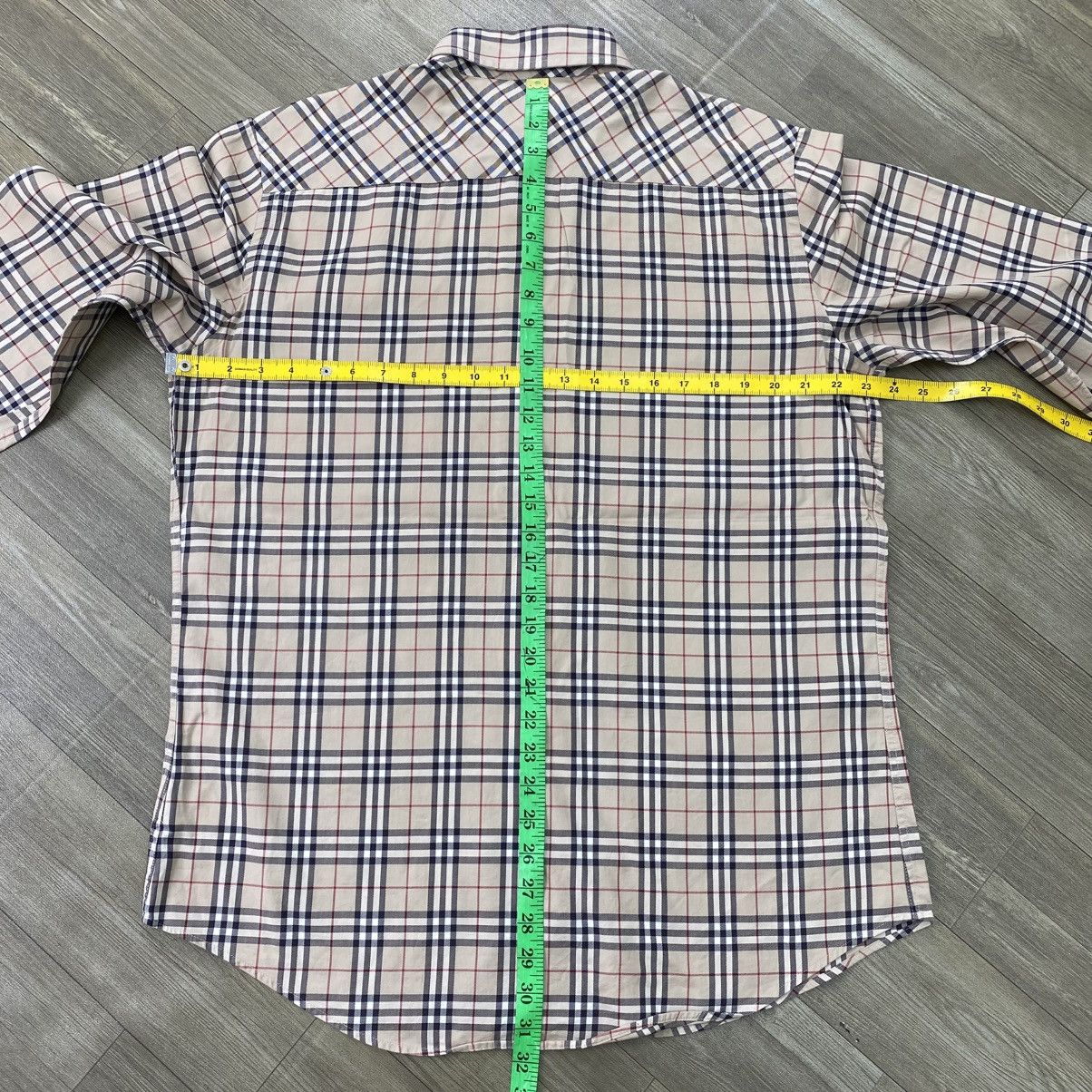 Burberry 1990s Burberrys Nova Check Iconic Longs Shirt Size L / US 10 / IT 46 - 11 Thumbnail