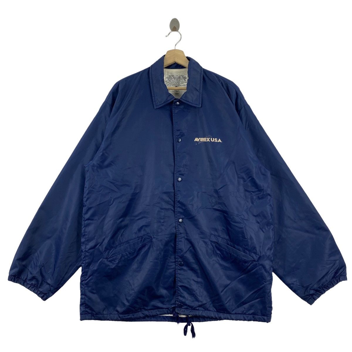 Avirex × Vintage Vintage AVIREX PIT CREW Reno Air Race Army Blue Windbreaker Size US XXL / EU 58 / 5 - 2 Thumbnail