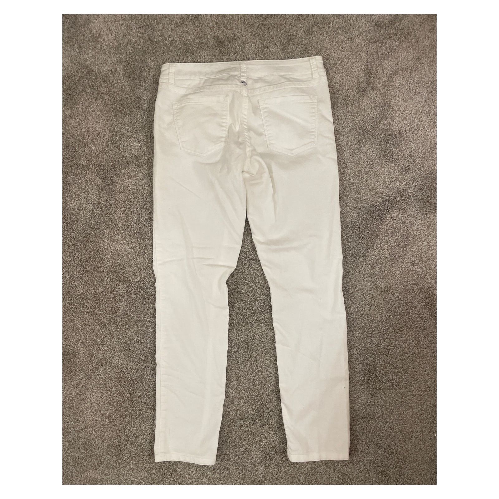 Prana Prana 5 Pocket Straight Leg White Jeans, 4 Size 27" / US 4 / IT 40 - 5 Thumbnail