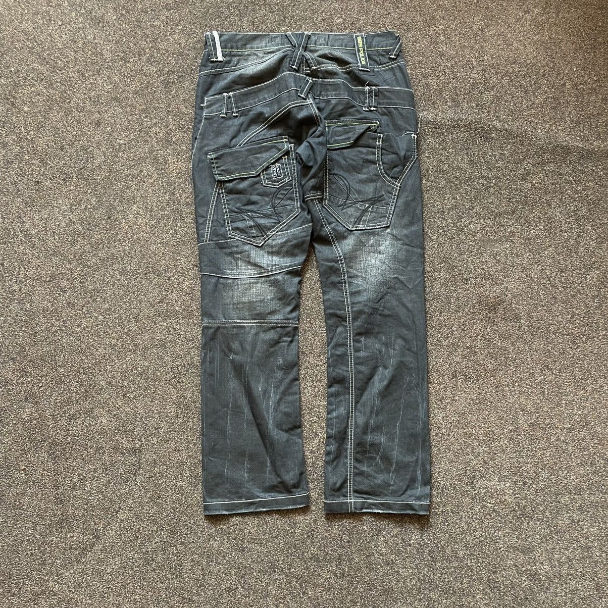 Vintage Vintage Y2K Pants Jeans 90s Parachute Flared 39 39 Size 39" - 2 Thumbnail