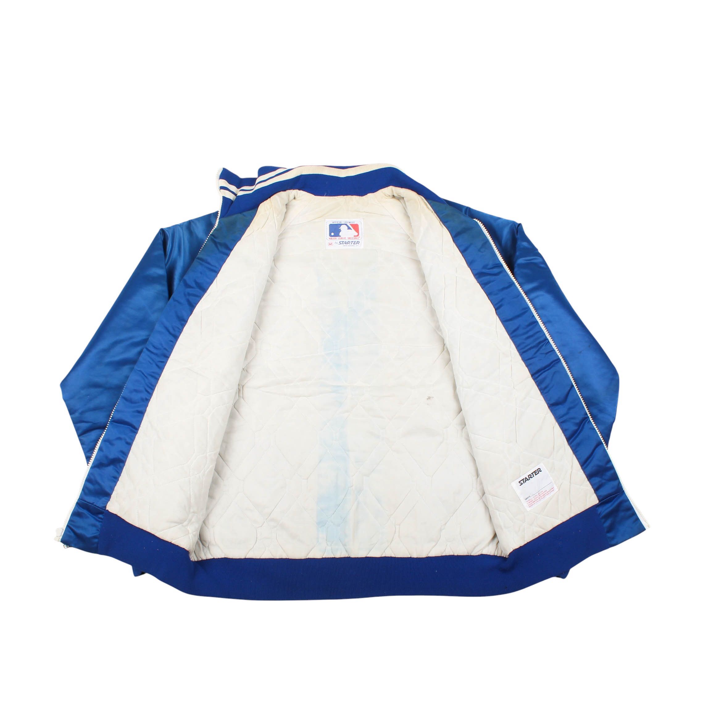 Starter LA Dodgers Starter Jacket Blue Satin MLB Baseball 90s Size US M / EU 48-50 / 2 - 9 Thumbnail