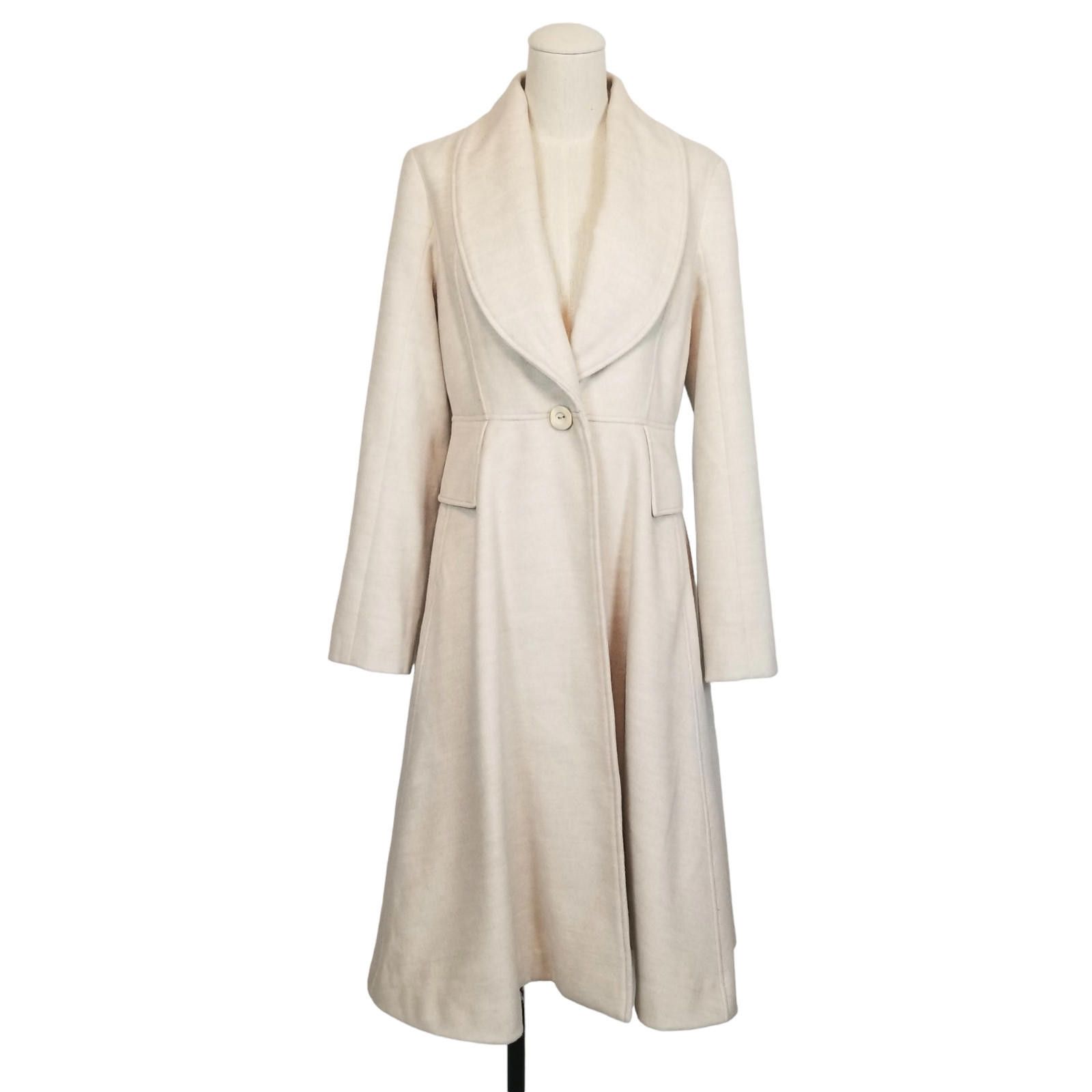 Anthropologie NWT Anthropologie Evaline Textured Coat Natural Sz 4 Size S / US 4 / IT 40 - 1 Thumbnail