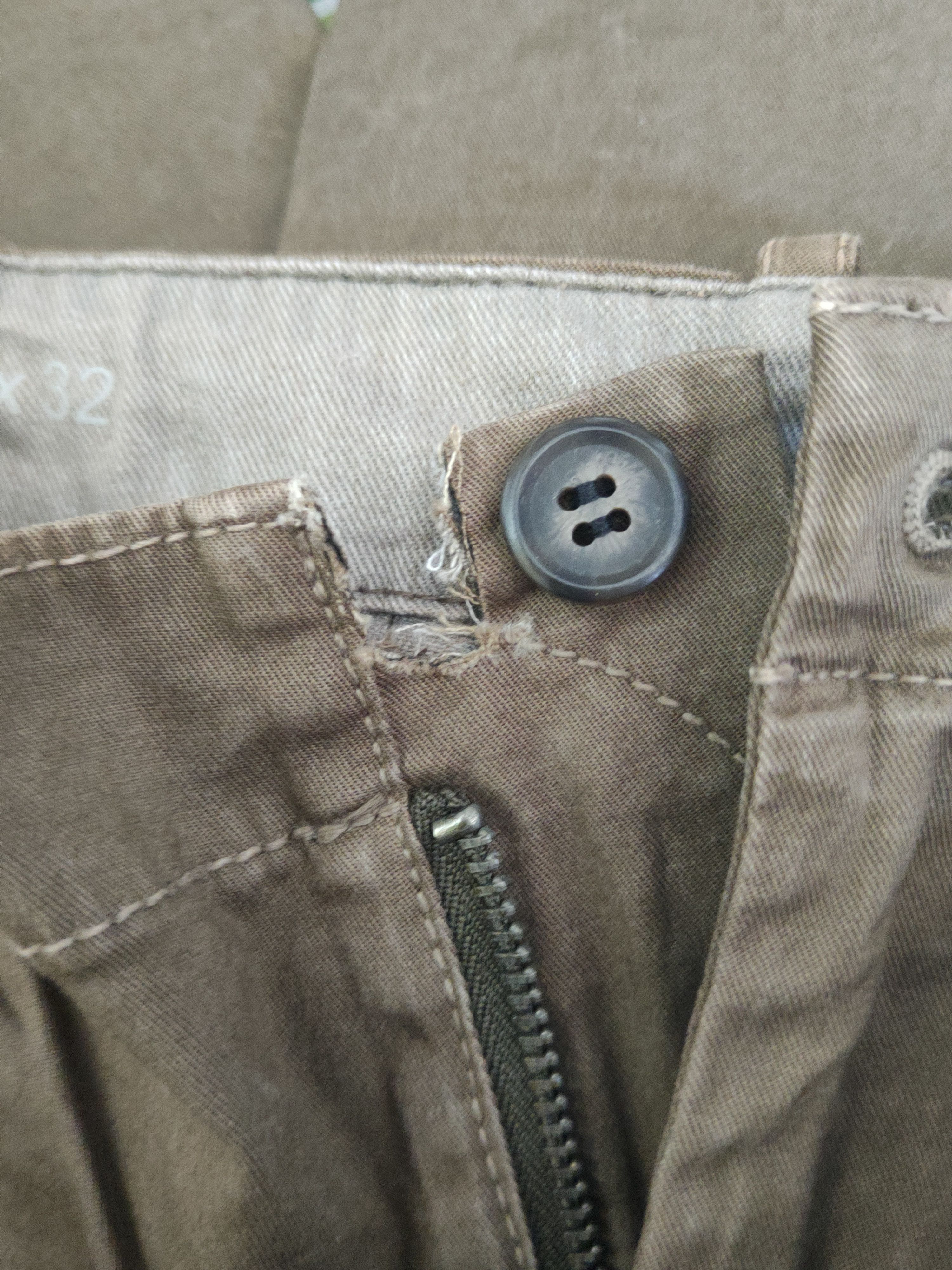 Gap DL Gap 1969 Olive Multipocket Cargo Pants #46-095 Size US 33 - 16 Thumbnail