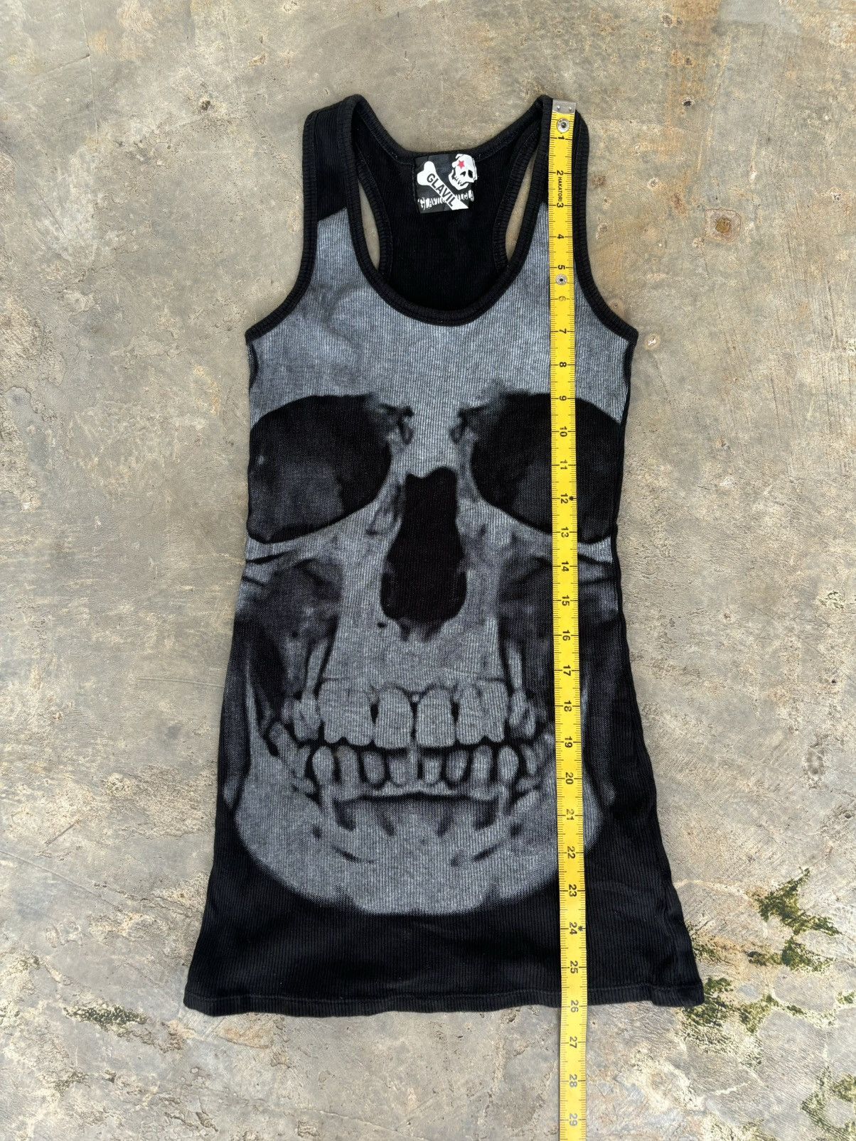 Hysteric Glamour × If Six Was Nine × Japanese Brand Y2k Poem Skull Glavil Ifsixwasnine Punk style Tank top Size M / US 6-8 / IT 42-44 - 10 Thumbnail