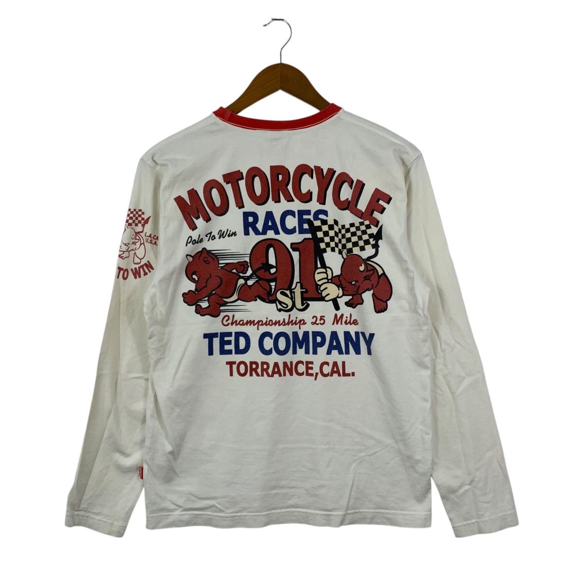 Tedman TEDMAN Ted Company Motorcycle Races Lucky Devil TShirt Size US M / EU 48-50 / 2 - 6 Thumbnail