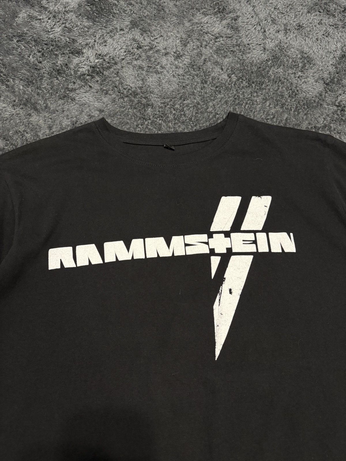 Band Tees Vintage Rammstein Big Logo Album Cover Tee Puff Print Size US L / EU 52-54 / 3 - 3 Thumbnail