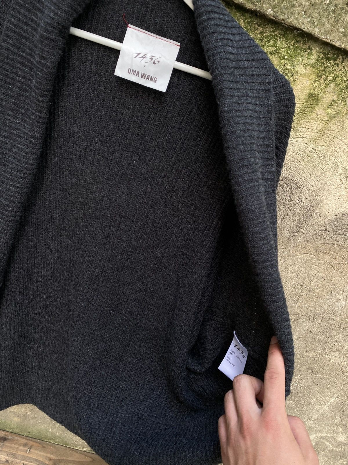 Uma Wang Uma Wang x 1436 Rhombus Assymetrical Sweater Size M / US 6-8 / IT 42-44 - 6 Thumbnail