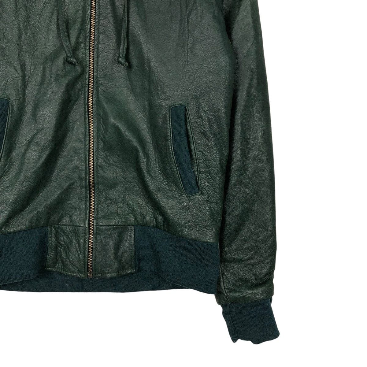 Japanese Brand 🔥UNKNOWN BRAND JAPANESE CROPPED LEATHER JACKET ISSEY MIYAKE Size US S / EU 44-46 / 1 - 7 Thumbnail