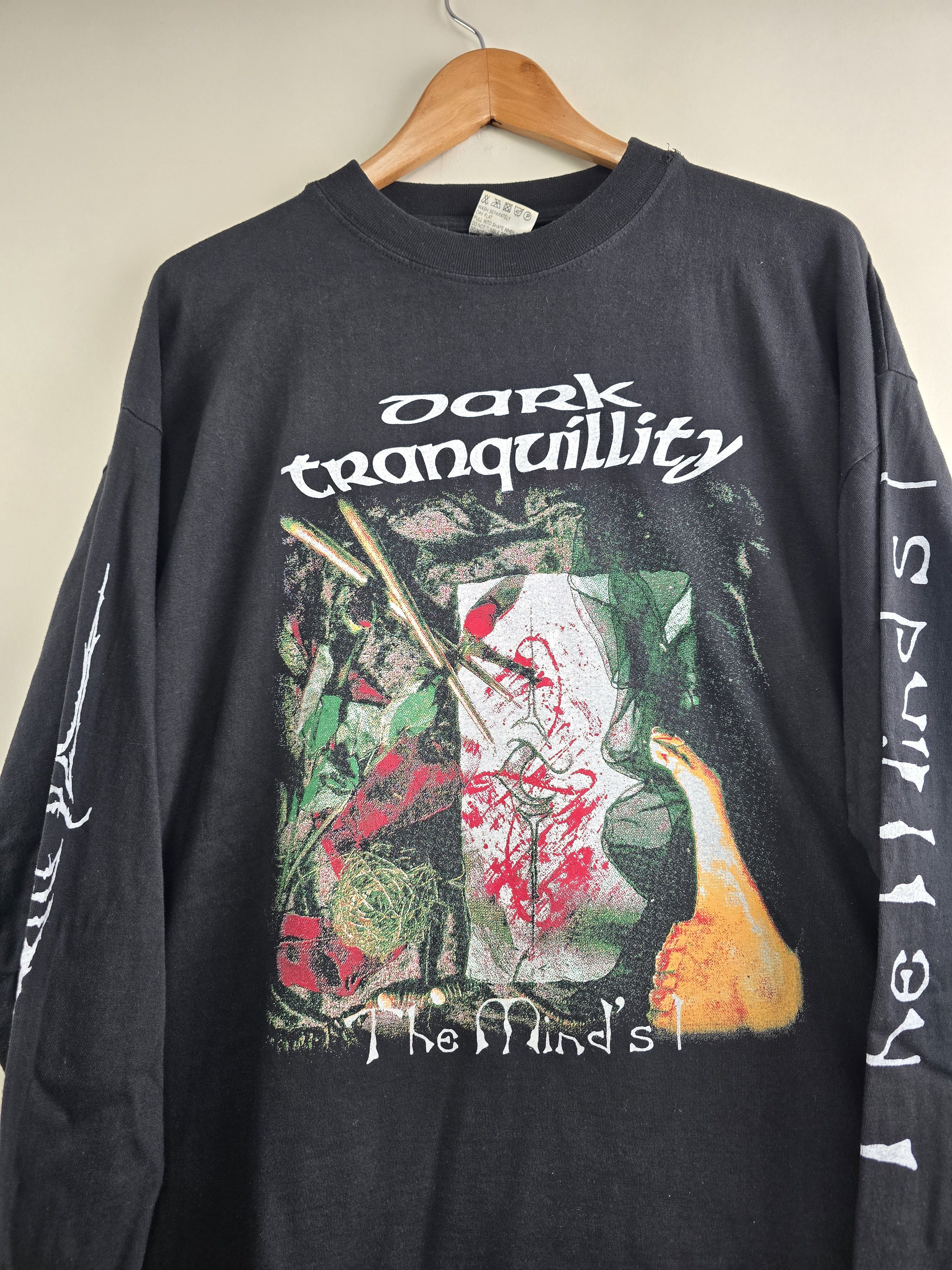 Band Tees × Vintage 90s Dark Tranquility The Mind's I Long-sleeve XL 24" 30" Size US XL / EU 56 / 4 - 3 Thumbnail