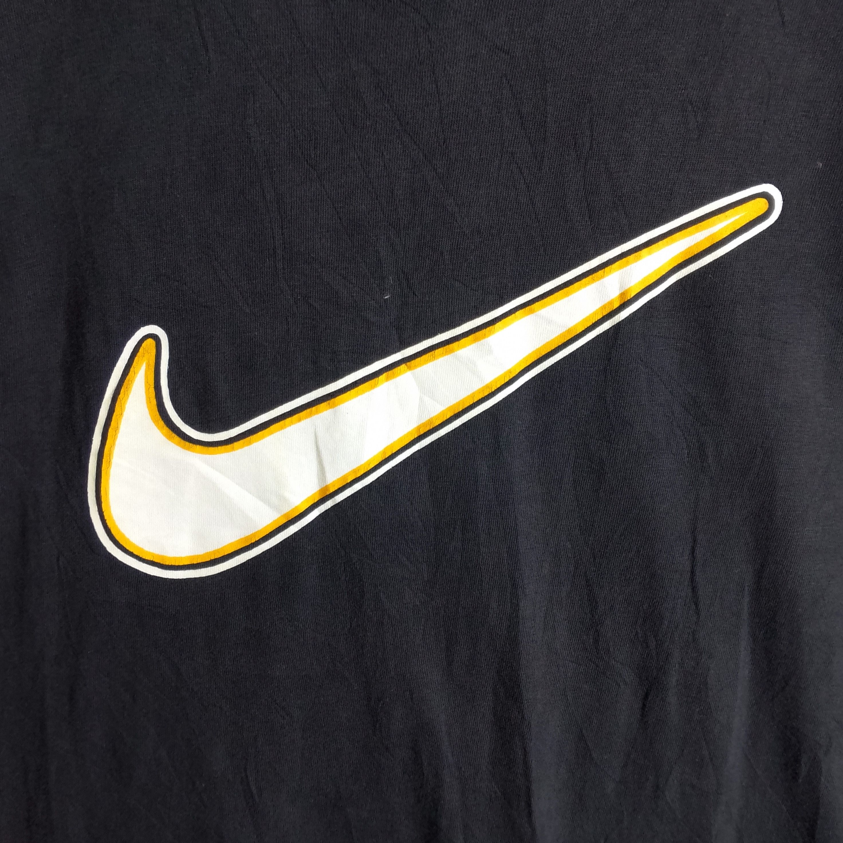 Nike Vintage 90s Nike Big Swoosh Big Logo Tee Size US M / EU 48-50 / 2 - 3 Thumbnail