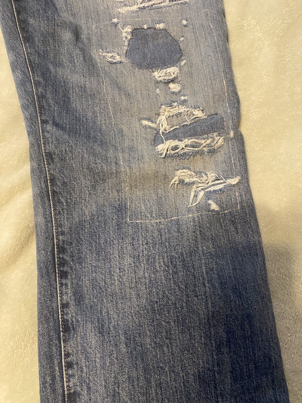 Polo Ralph Lauren vintage Polo Ralph Lauren distressed demin Size US 34 / EU 50 - 9 Thumbnail